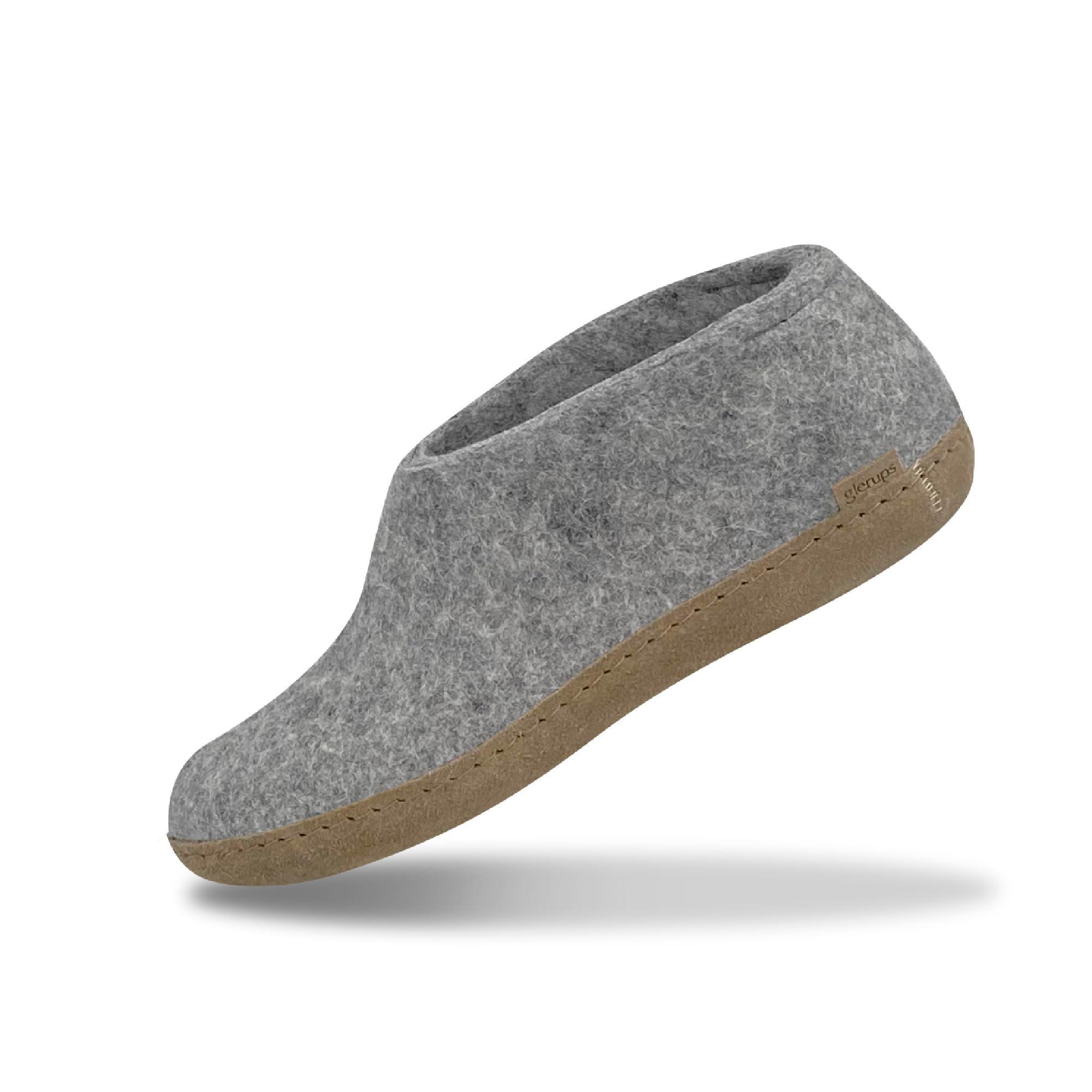 Glerups 100% quality wool mix Slipper with leather sole - Unisex Slip-on - Image 1