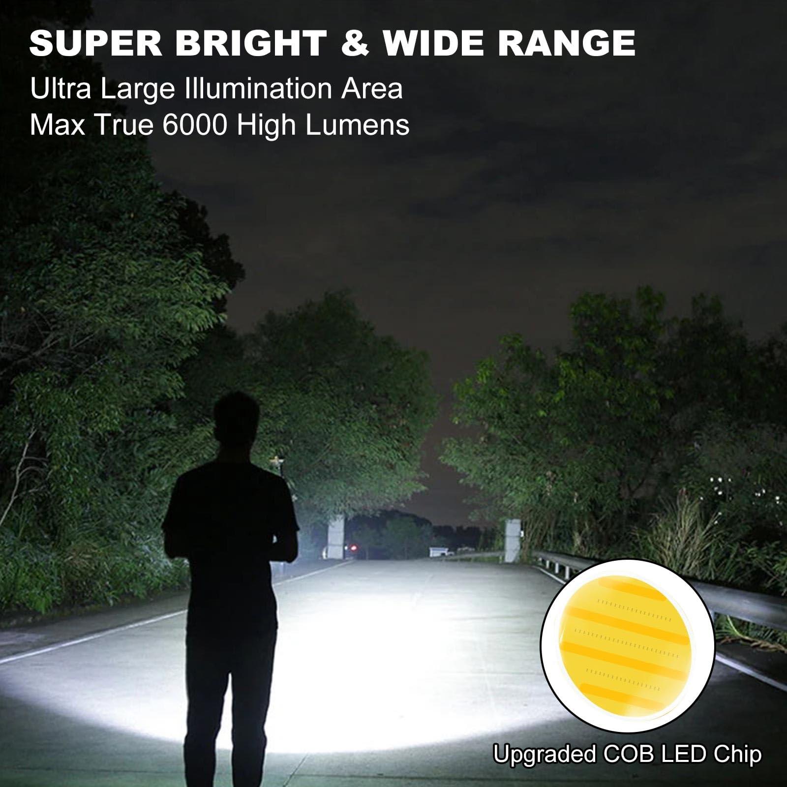 FOOBRO Rechargeable Camping Light LED luminaires 10000mAh 6000LM Cob Light 2400&4000&6500K Portable Cob Light - Image 2