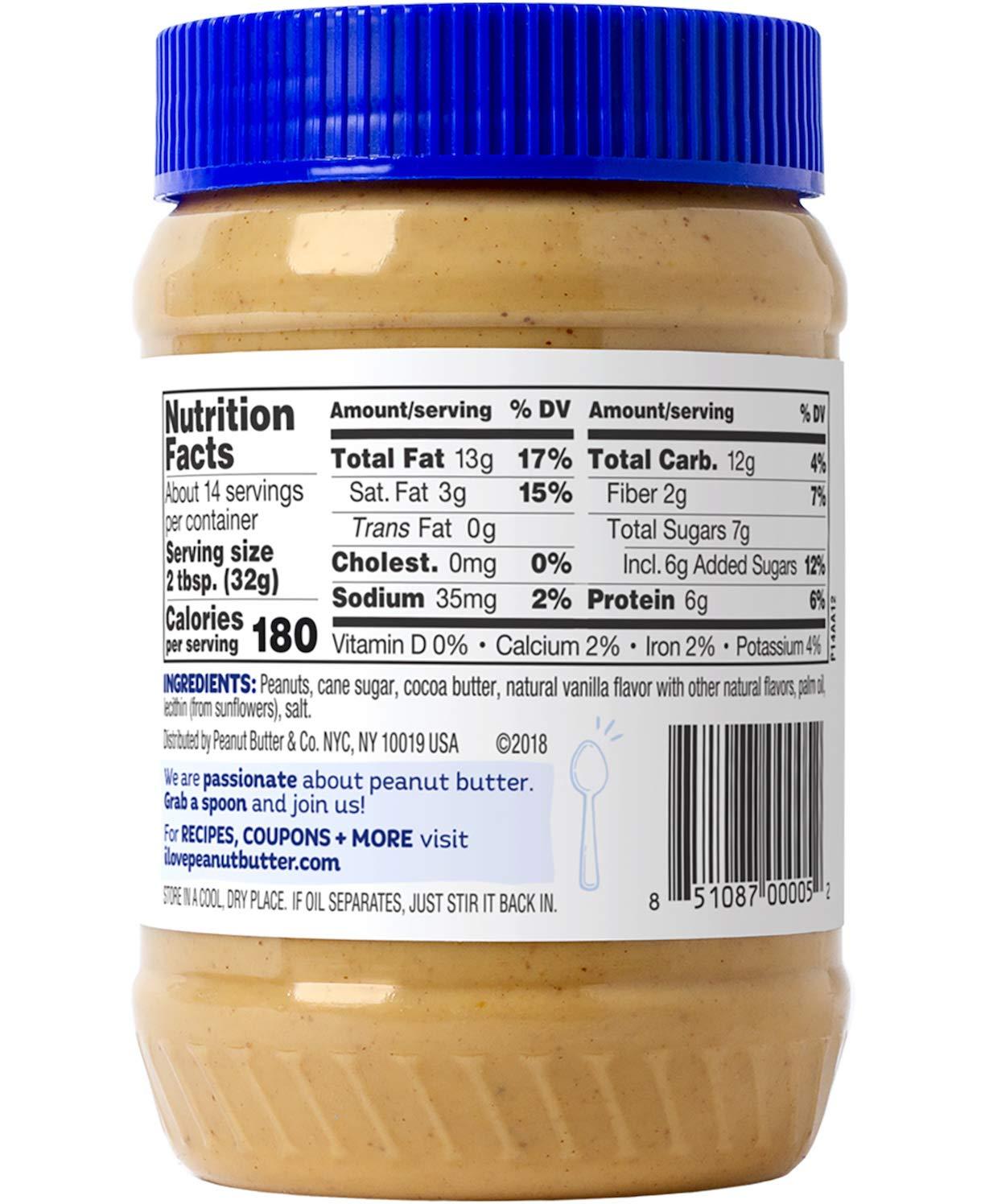 Peanut Butter & Co. White Chocolatey Wonderful Peanut Butter, Non-GMO Project Verified, Gluten Free, Vegan, 16 Ounce (Pack of 2) - Image 2