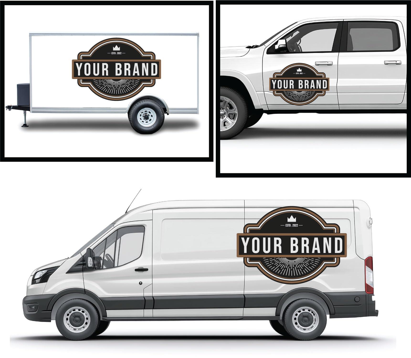 Large Custom Vinyl Decals – Full Color Personalized Sticker Decals Printing | Custom Business Logo Stickers for Windows, Stores, Walls, Doors, Cars, Trucks, Windshield, & More - Image 3