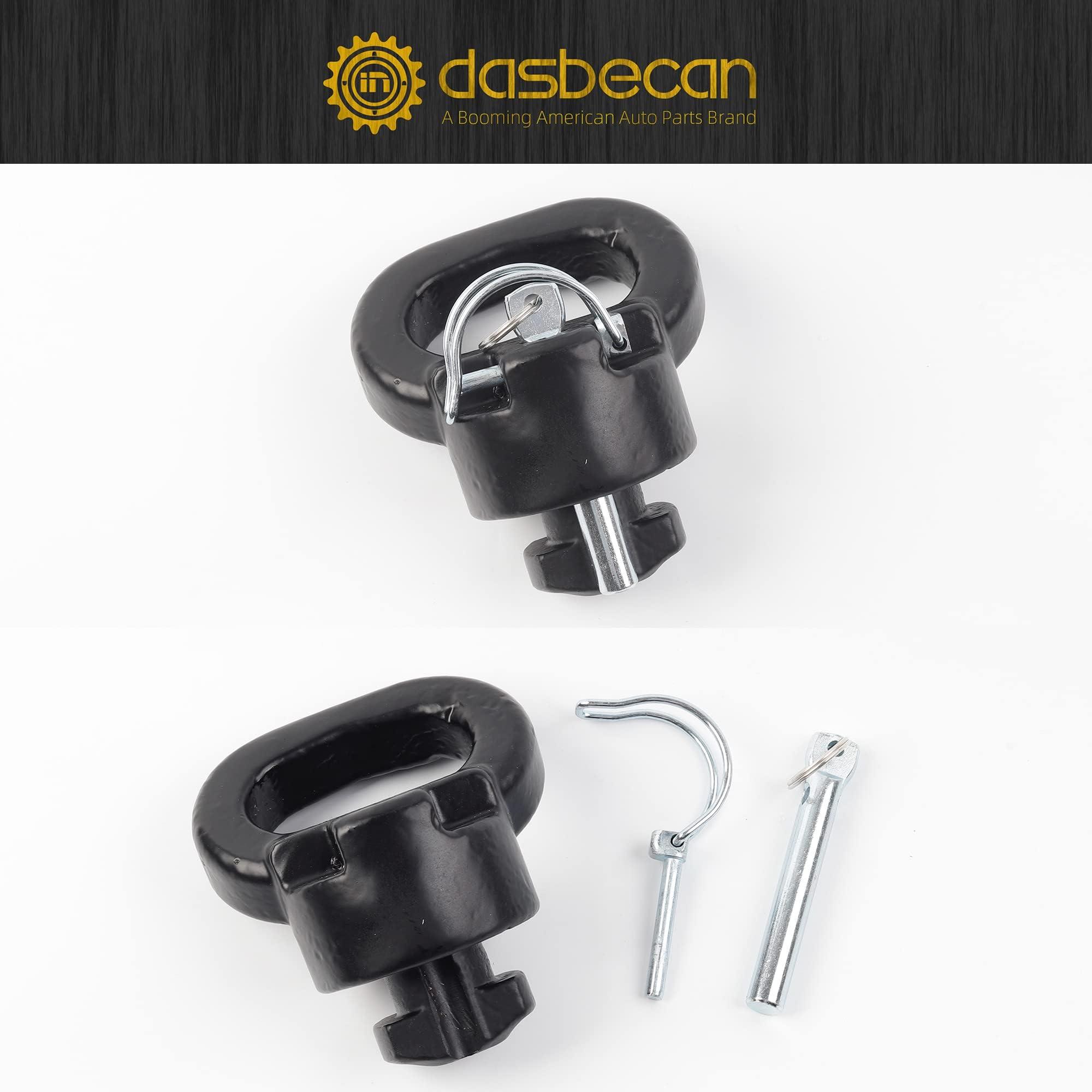 Dasbecan 60618 Gooseneck Ball Safety Chain Kit Gooseneck Hitch Kit 30K 2-5/16-Inch Compatible with 2013-2024 Ram 2500 3500 - Image 5