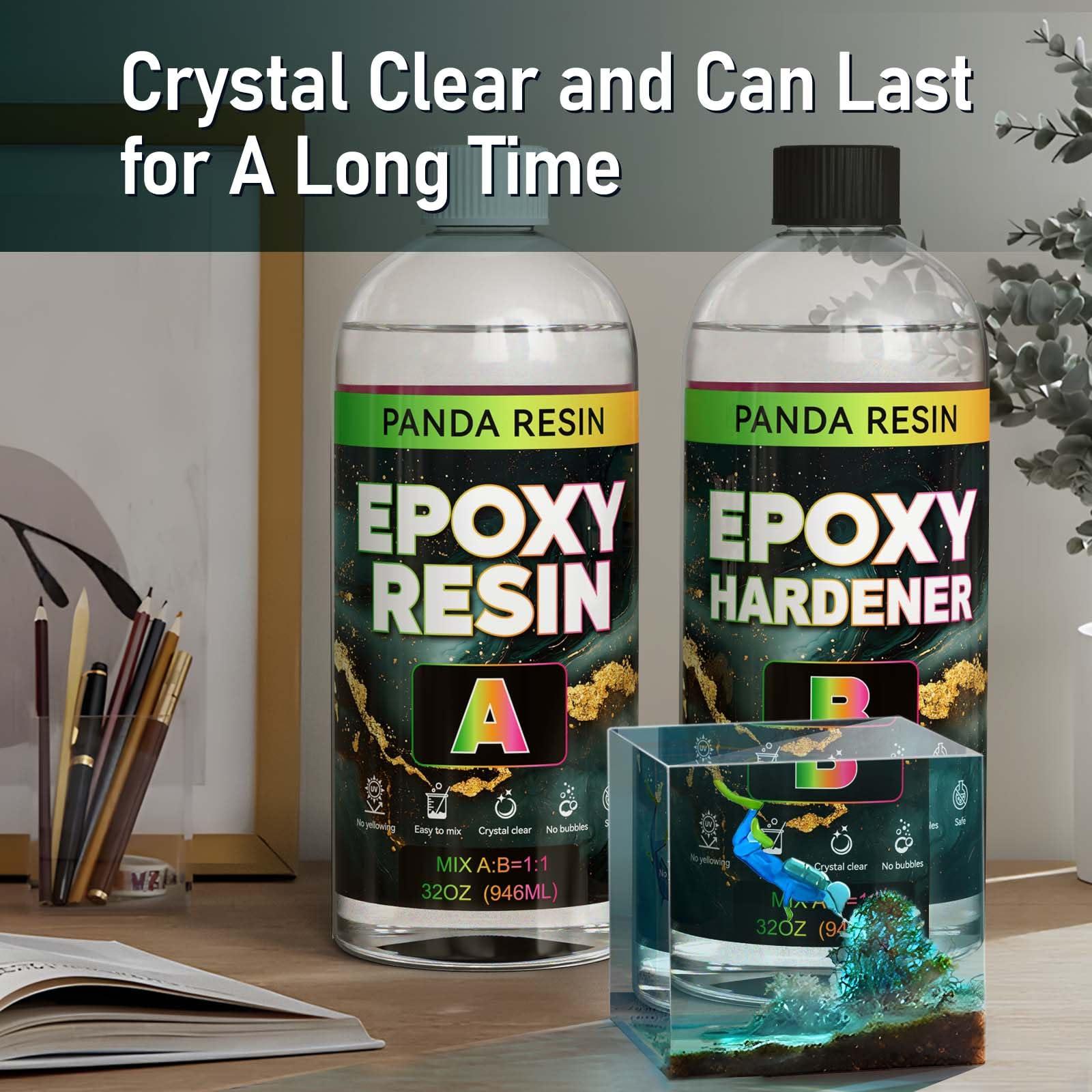 Epoxy Resin Kit 1 Gallon, Food Safe Epoxy, High Gloss, Bubble Free, No Yellowing, Art Resin for DIY Crafts, Jewelry Making, Casting - Image 3