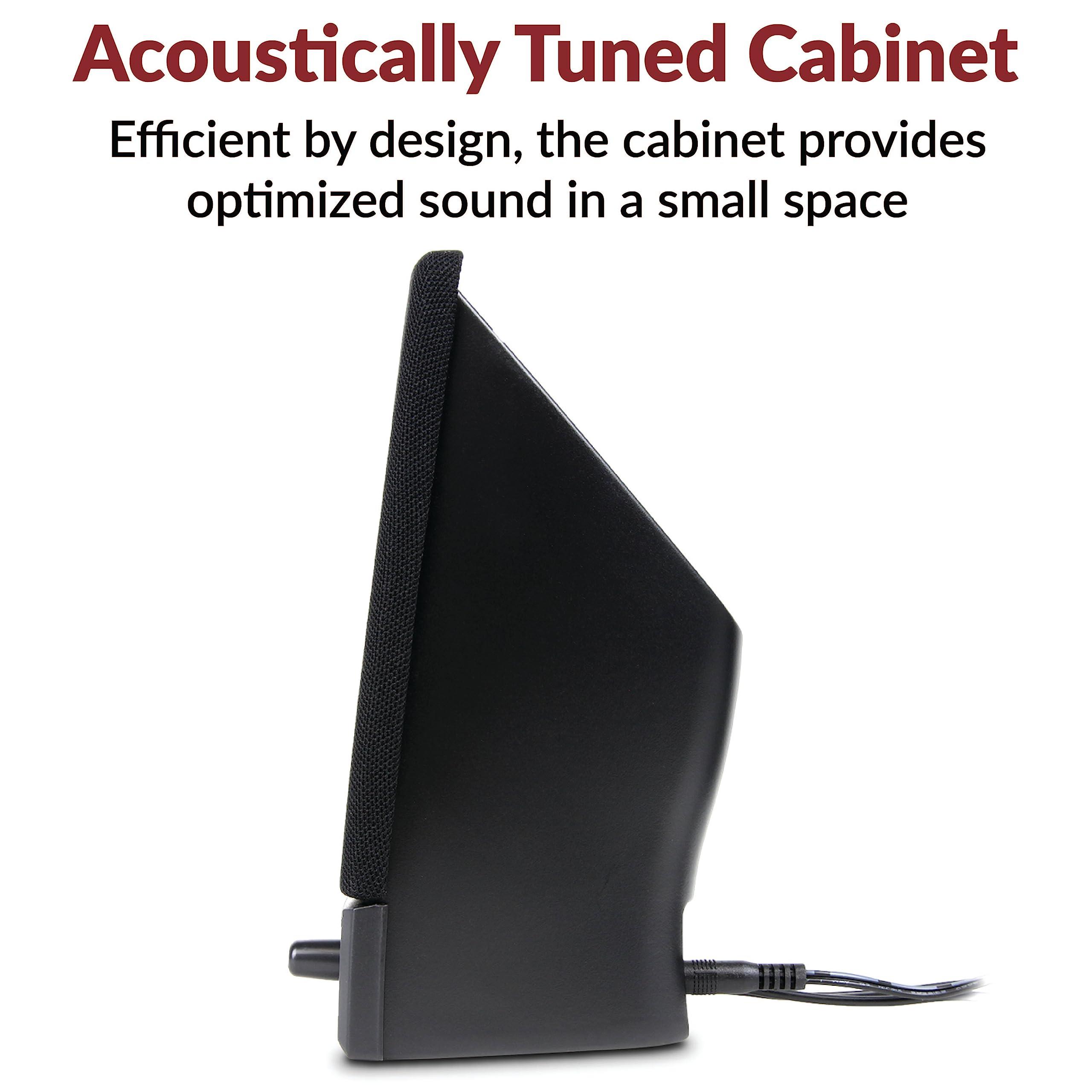 Cyber Acoustics CA-2014 Computer Speakers, Full Stereo Sound, Convenient Controls, Easy Setup - Image 6