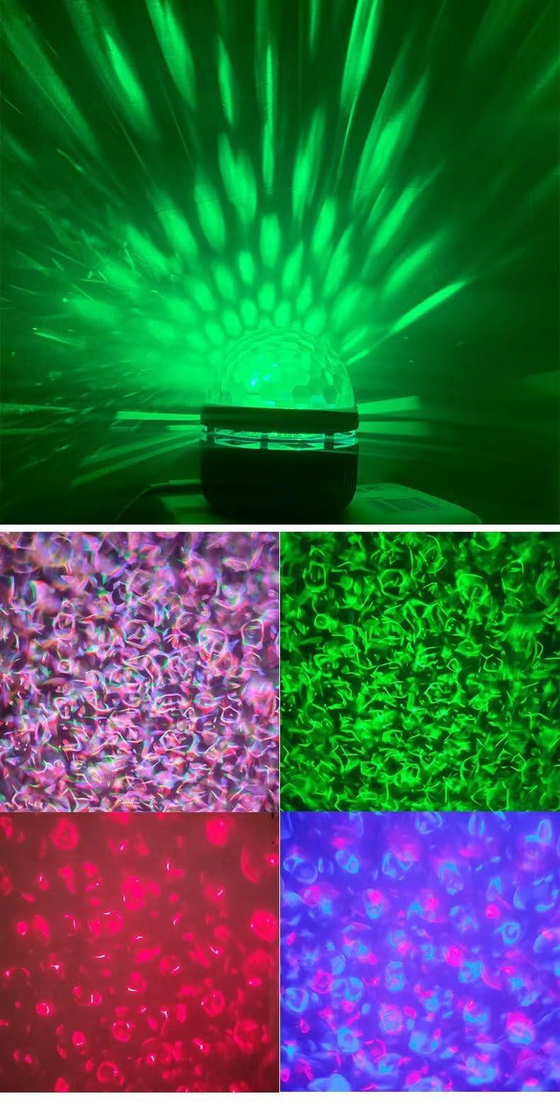 USB 2 in 1 Northern Lights and Ocean Wave Projector,Northern Galaxy Light with Remote Control, Aurora Lamp Bedroom Night Light Projector for Kids, Adult/Party/Gift (Farbe CD) - Image 7