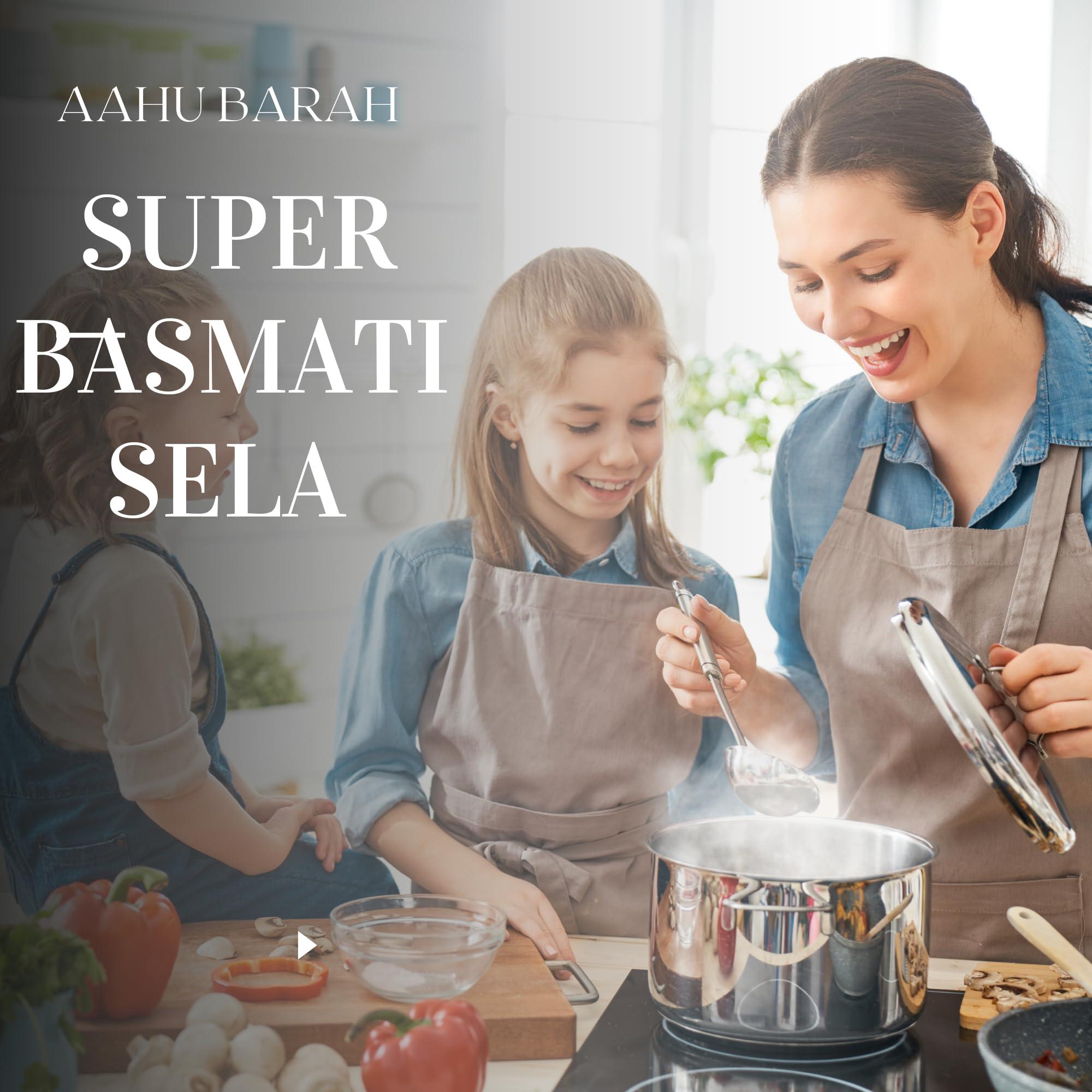 Aahu Barah Basmati Sela Rice - Extra-Long Grain for Superior Culinary Delights 10lb Pack - Image 5