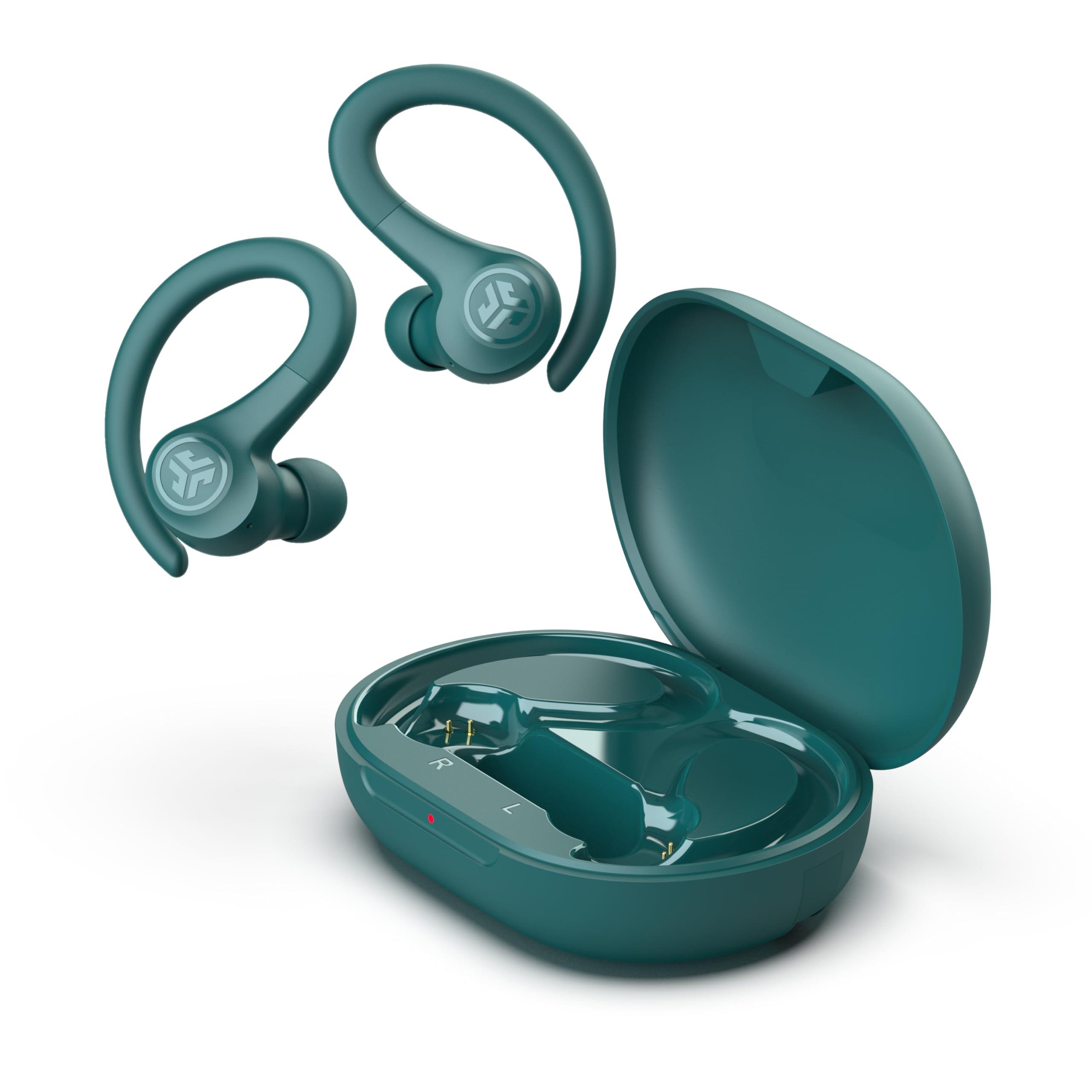 JLab Go Sport+ Wireless Workout Earbuds Featuring C3 Clear Calling, Secure Earhook Sport Design, 35+ Hour Bluetooth Playtime, and 3 EQ Sound Settings (Teal) - Image 6