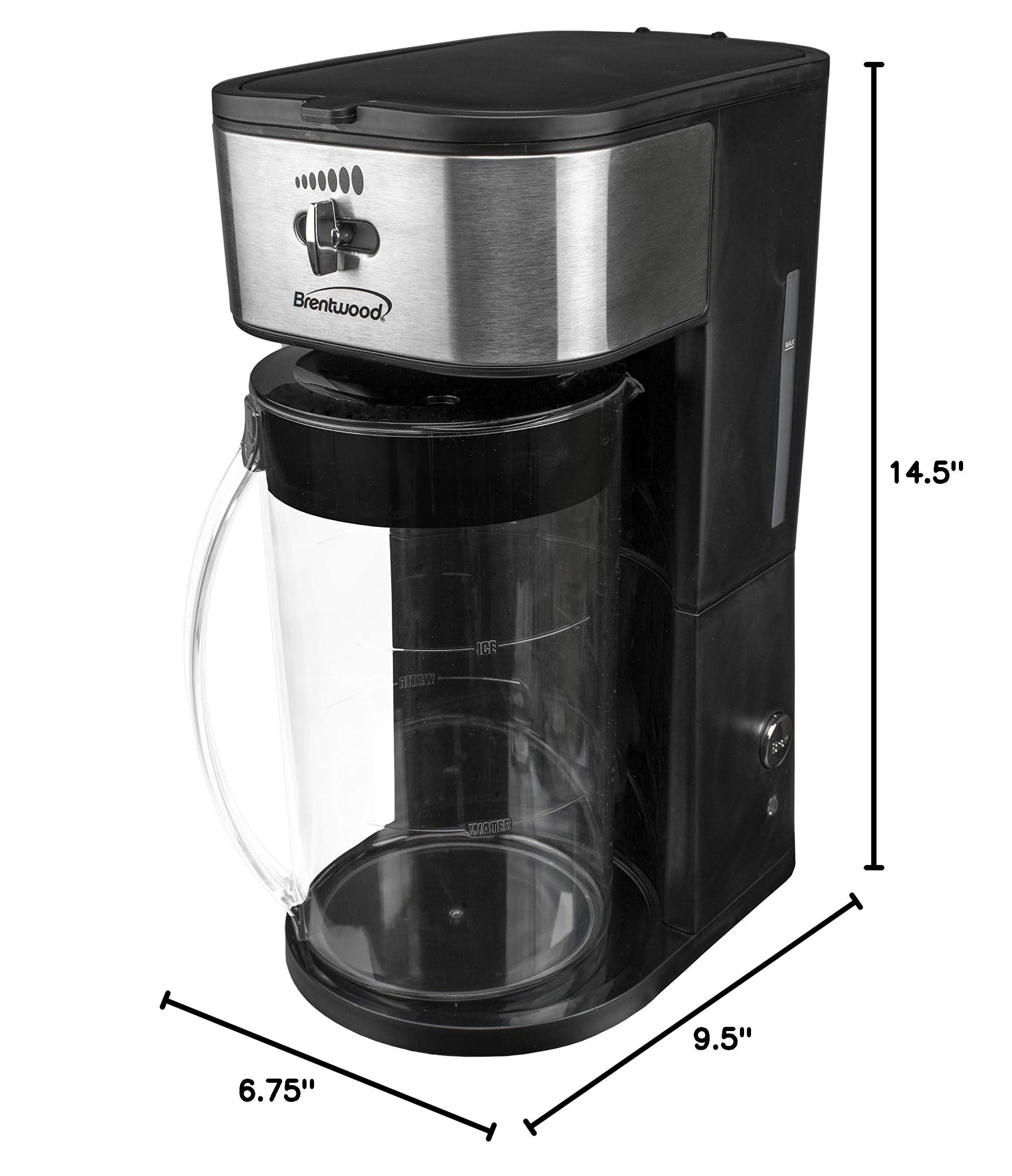 Brentwood KT-2150BK Iced Tea and Coffee Maker with 64 Ounce Pitcher, Black - Image 2