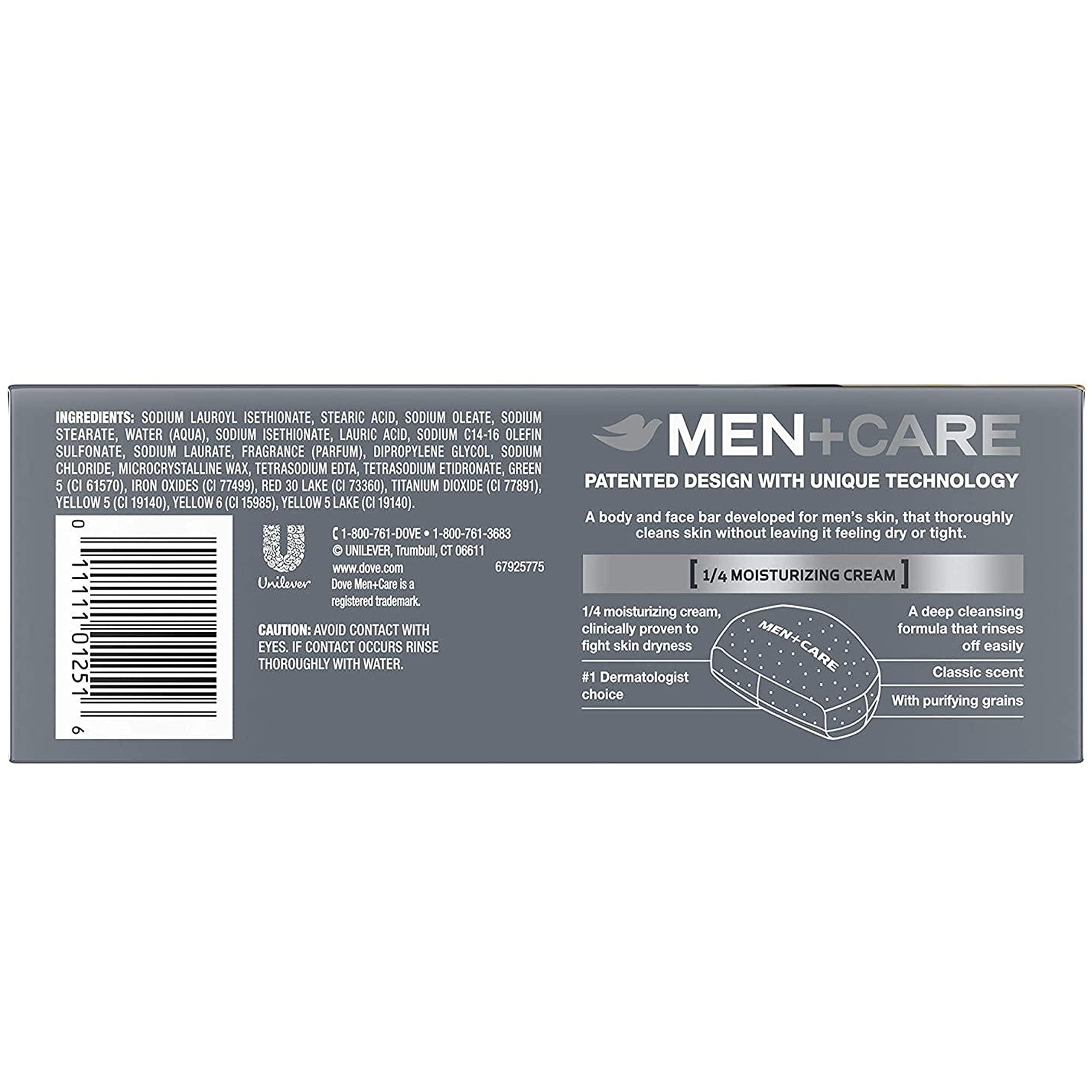 Dove Men+Care Men's Bar Soap More Moisturizing Than Bar Soap Deep Clean Soap Bar that Effectively Washes Away Bacteria, Nourishes Your Skin 3.75 oz 10 Bars - Image 3