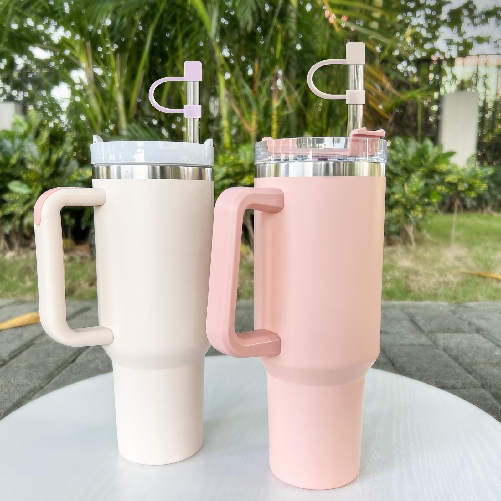 5-Pack Silicone Straw Covers Compatible with Stanley Cups - Dust-Proof Straw Caps for 40 oz Tumblers and Water Bottles - Image 2