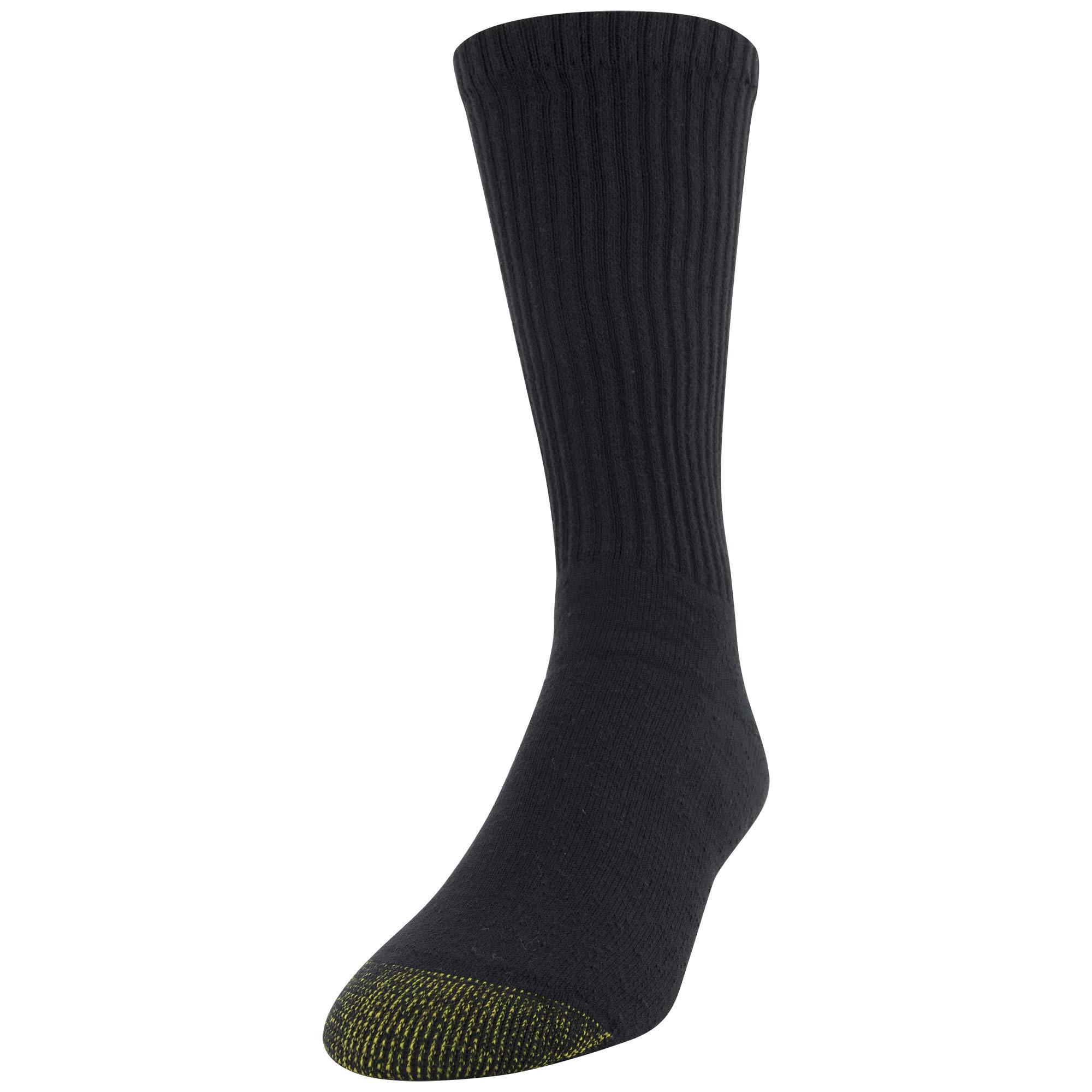 GOLDTOE Men's 656S Cotton Crew Athletic Socks, Multipairs - Image 2
