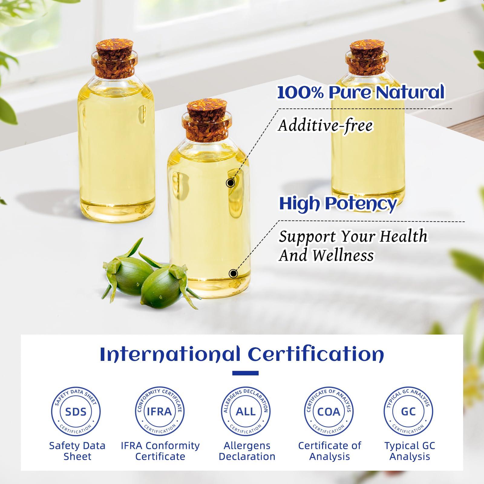 HIQILI 100ML Jojoba Oil Organic for Hair Growth,100% Pure Cold Pressed Unrefined, Included Roller Bottle for Massage - 3.38 Fl Oz - Image 6