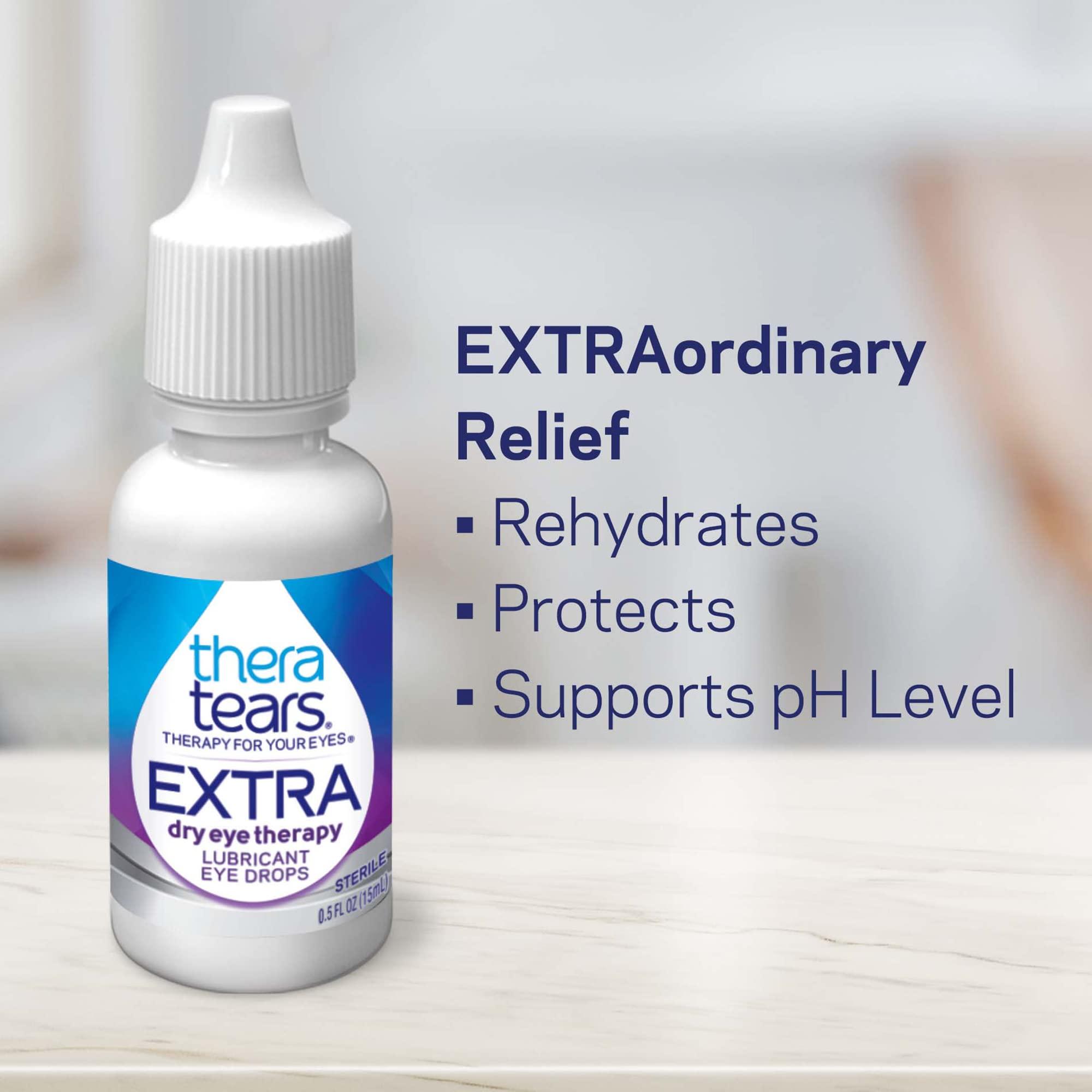 TheraTears Extra Dry Eye Drops, Twin Pack, 2 Bottles x 0.5 fl oz (Pack of 1) - Image 4