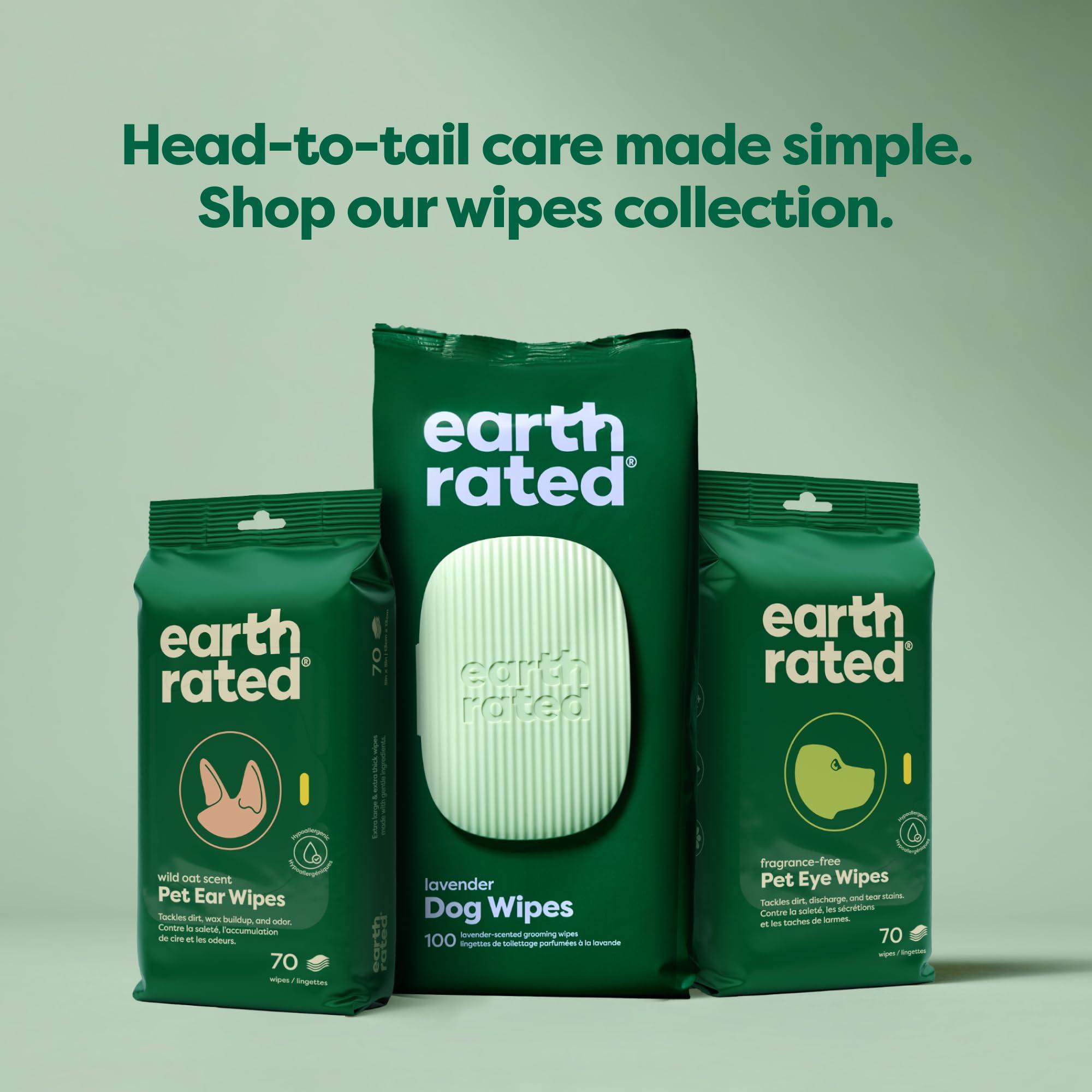 Earth Rated Dog Wipes, Hypoallergenic, Cleaning and Hydrating, for Grooming Paws, Body and Butt, Lavender Scented, 400 Count - Image 9