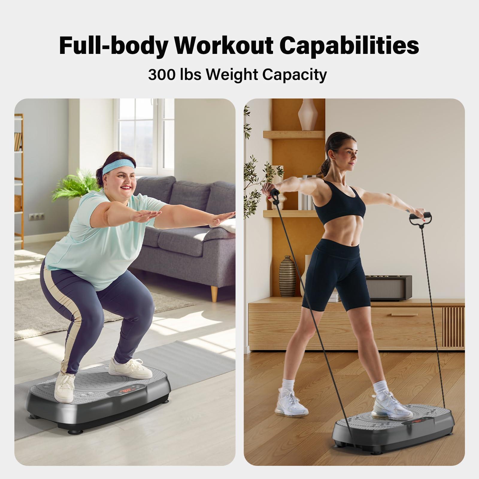 Vibration Plate Exercise Machine: TISSCARE Weight Loss and Lymphatic Drainage Vibrating Plates, Whole Body Workout Sculpting Platform for Home Fitness Fat Burner for Women Men - Image 7