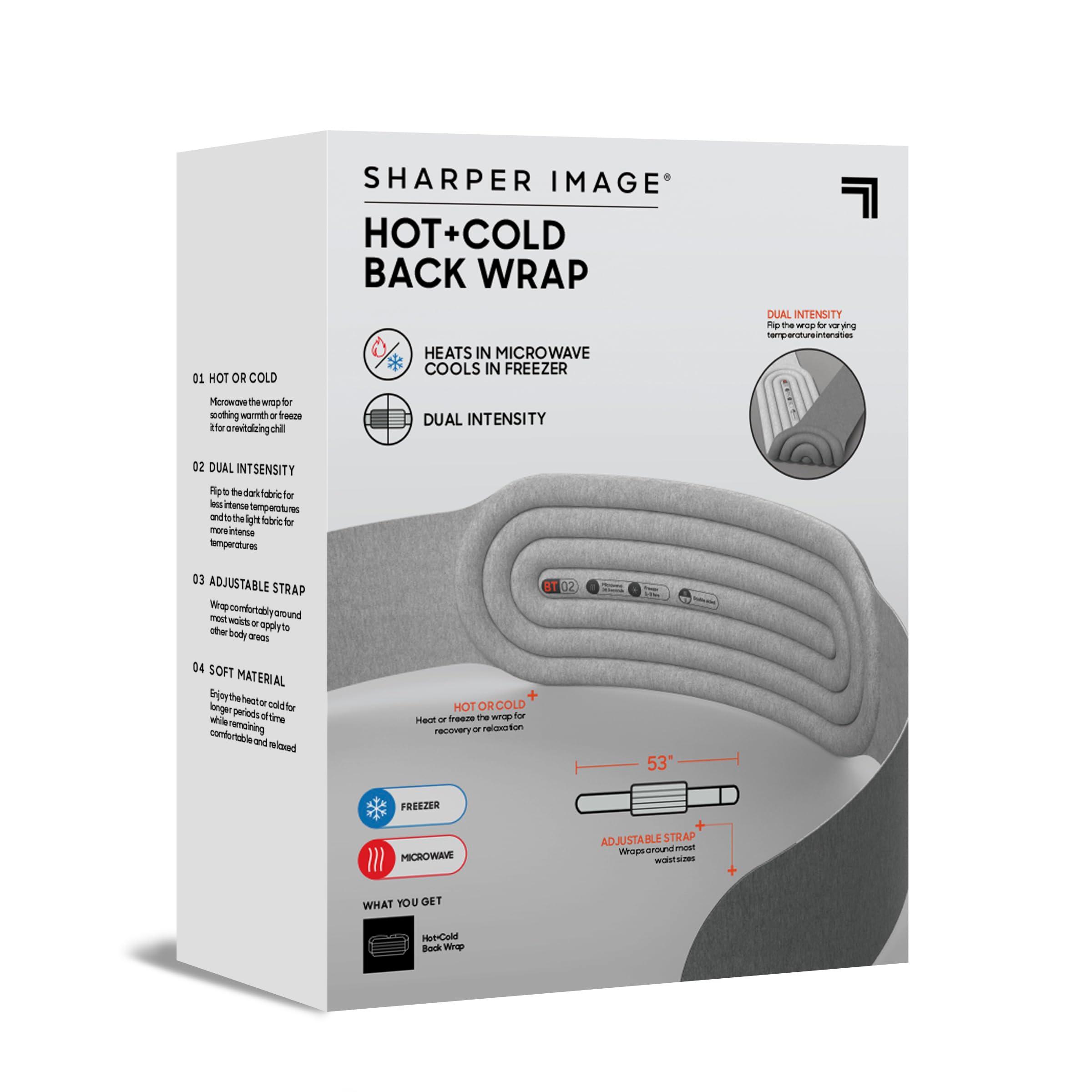 Sharper Image® Hot + Cold Back Wrap, Adjustable Fit, Soothing Heat & Revitalizing Cold Therapy, Portable Ice Pack, Workout Soreness Recovery Compression, Lumbar Heating Pad, Period Cramp Pain Relief - Image 9