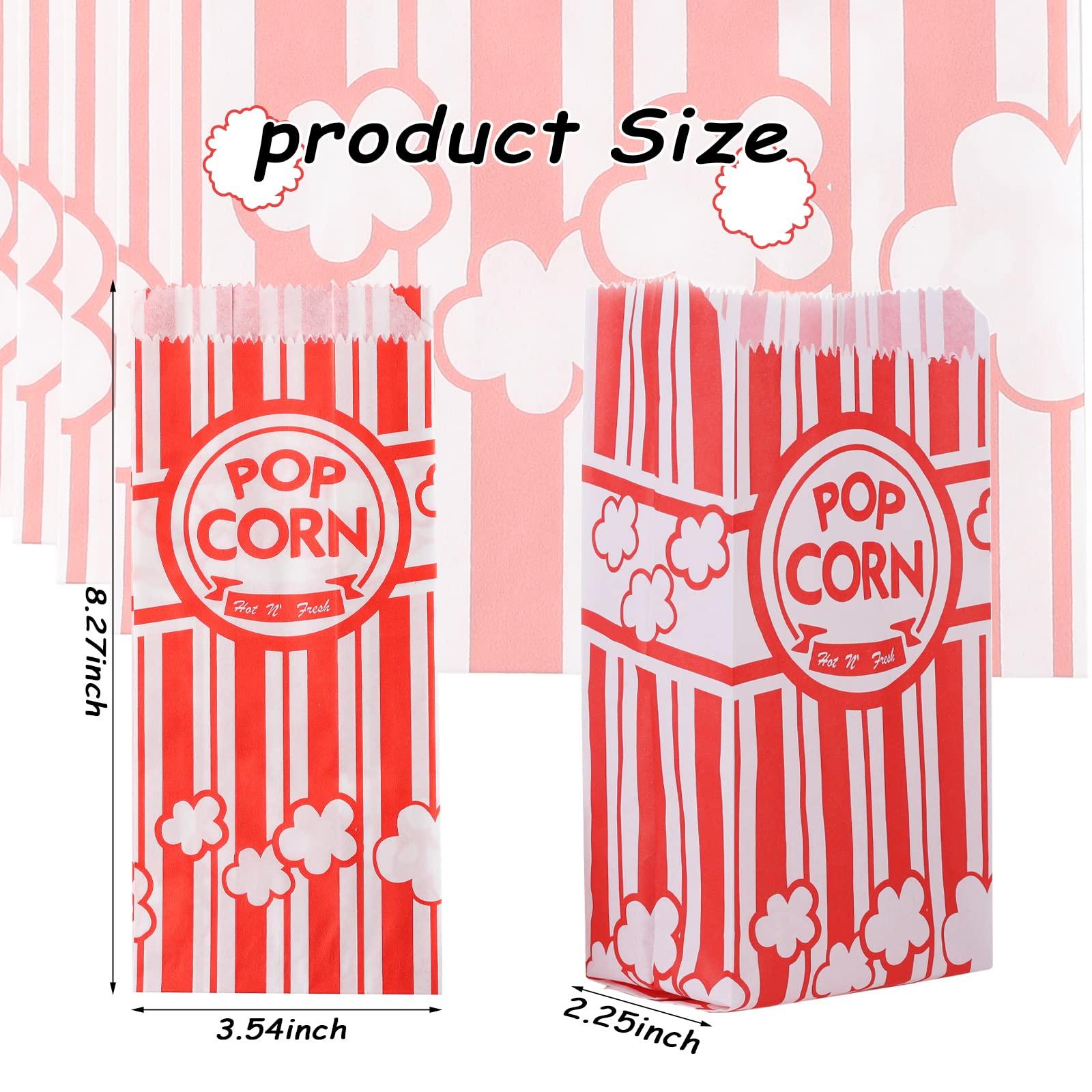 300 PCS Popcorn Bags 1 Oz Small Popcorn Bags Individual Servings Bulk Pop Corn Bags for Party Popcorn Machine Christmas Movie Night Supplies - Image 4