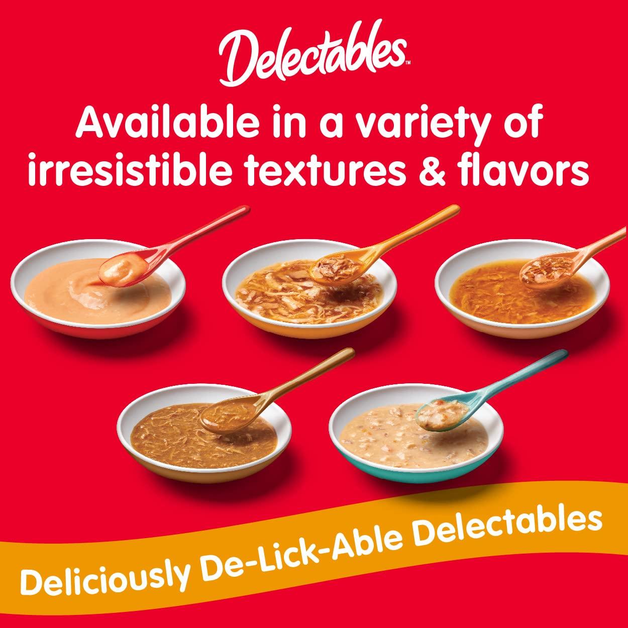 Hartz Delectables Stew Lickable Wet Cat Treats for Adult & Senior Cats, Variety Pack, 1.4 Ounce (Pack of 12) - Image 9