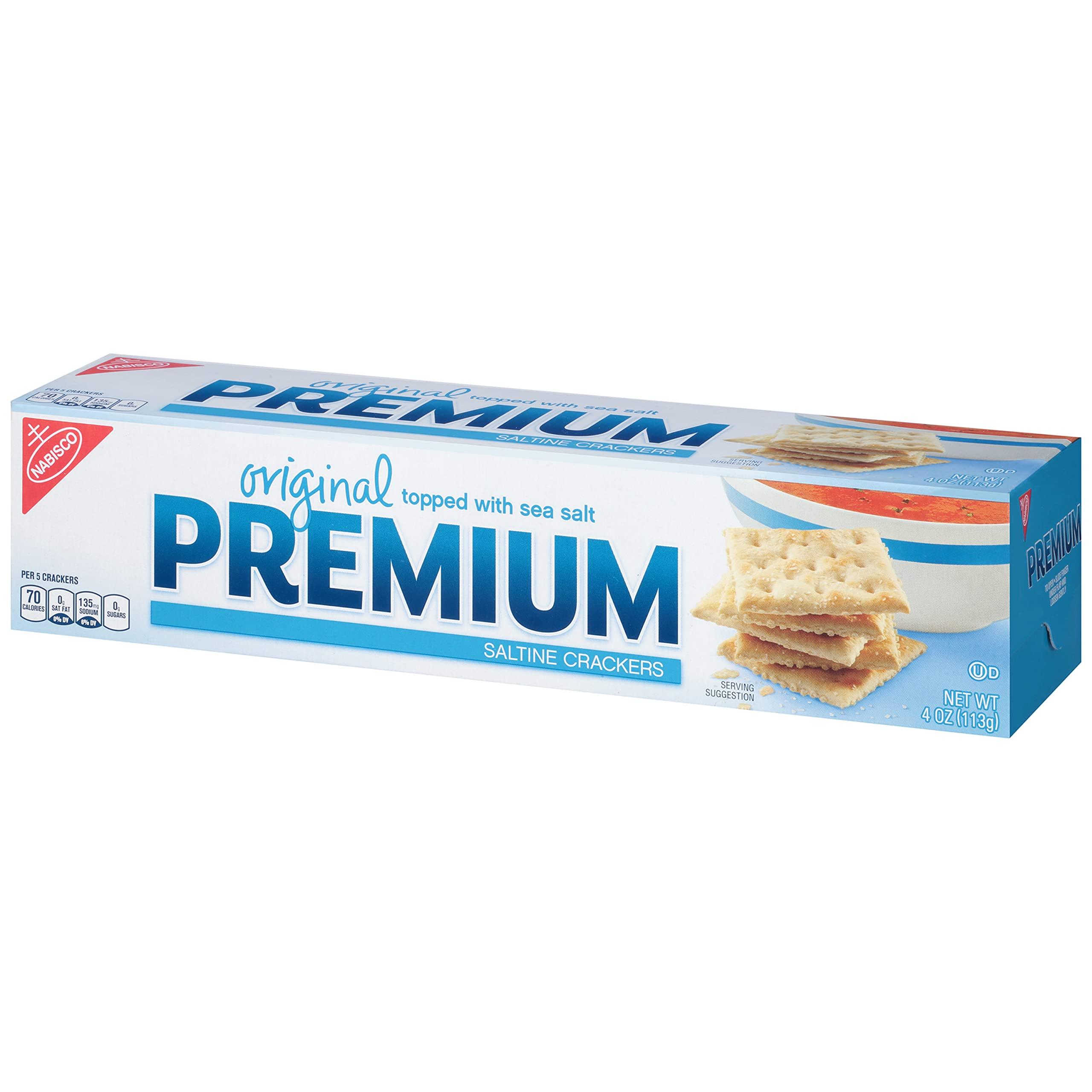 Premium Original Saltine Crackers, Lunch Snacks, Bulk Snacks, 12 - 4 oz Boxes - Image 16