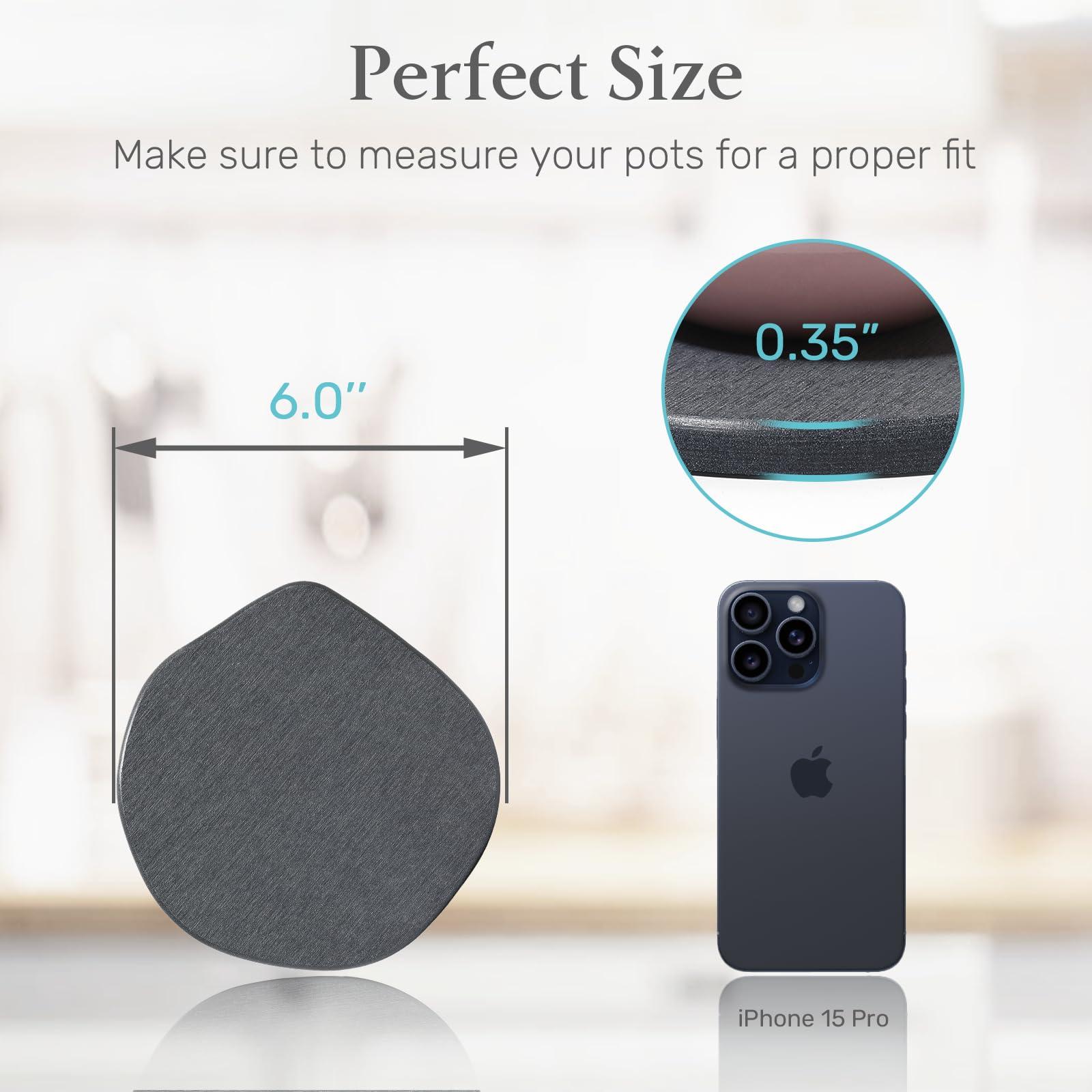Plentio 2 Pack 6 Inch Plant Saucer Irregular Diatomite Super Absorbent Stone Plant Trays Durable Flower Plates Quick Drying Plant Trays for Pot to Catch Water Indoor Plants - Image 5