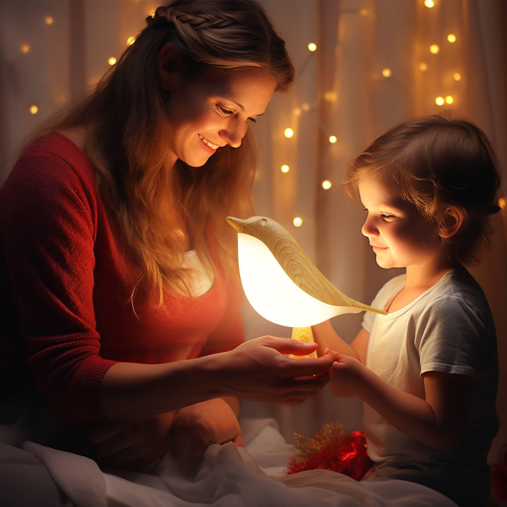VViN 2 in 1 Small Desk Lamp, Bird Cordless Table Lamp with 3 Color Temperature Dimmer and Touch Sensor - Rechargeable Battery Night Light for Kids, Bedroom, Bedside, and Outdoor Use - Image 7