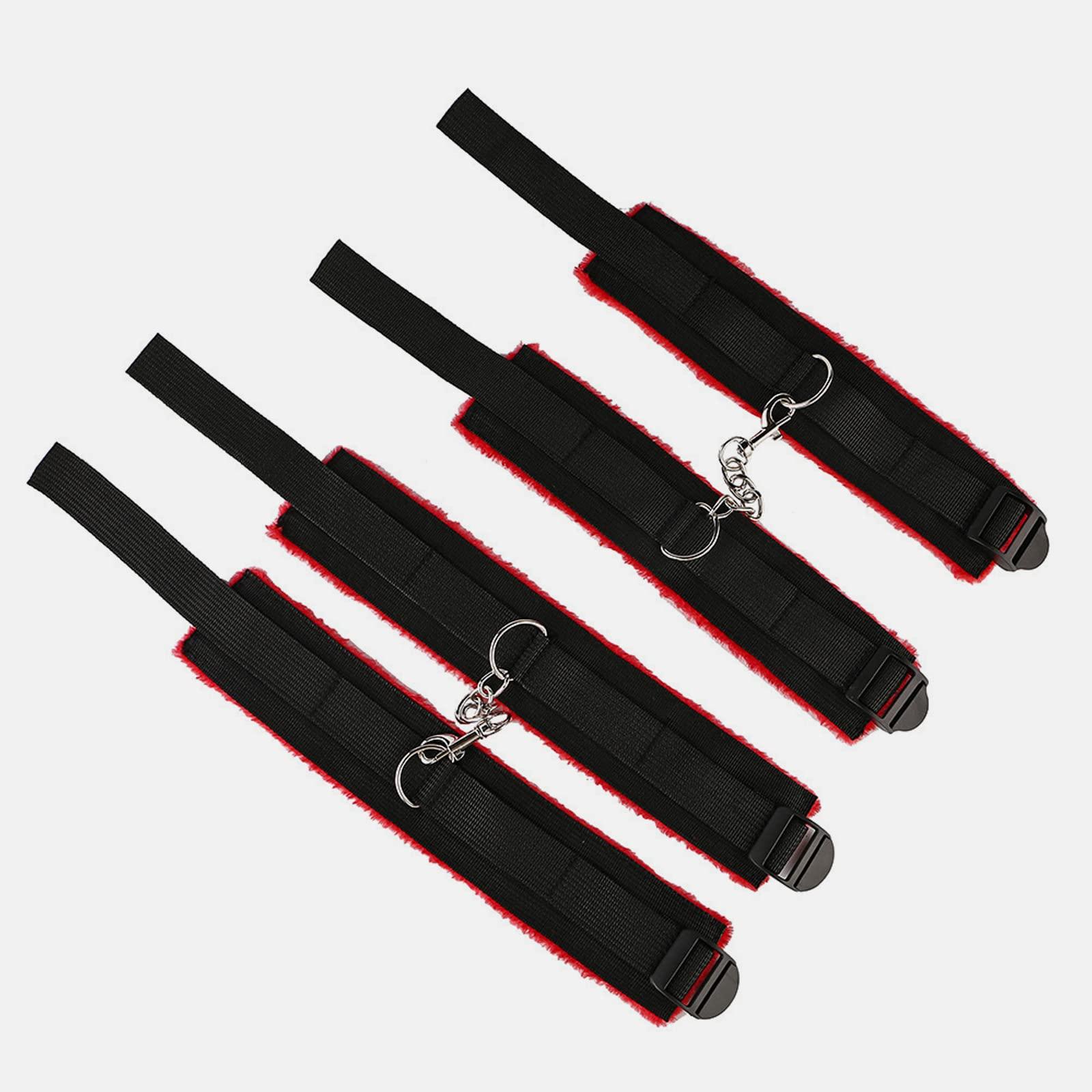Sex Stuff for Adult Couples Bed Restraints Sex Adults Bondaged King Size Ties for 1s and Wrists Resistance Bands Bondaged Rope Cord Rope Sex Handcuff Sweater Yoga DFS-8 - Image 7