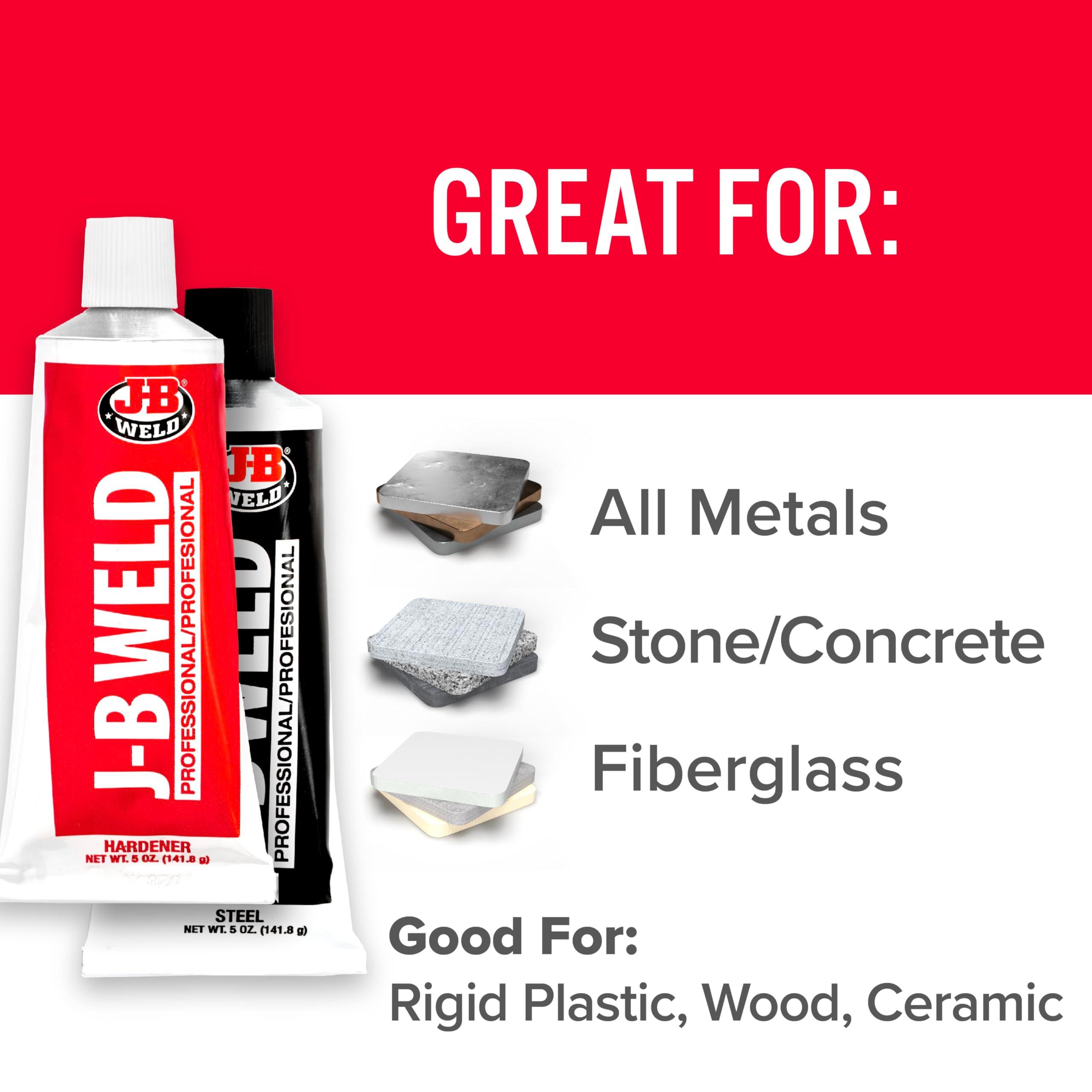 J-B Weld 8281 Professional Size Steel Reinforced Epoxy - Hardener and Steel Pack - 10 oz - Image 3