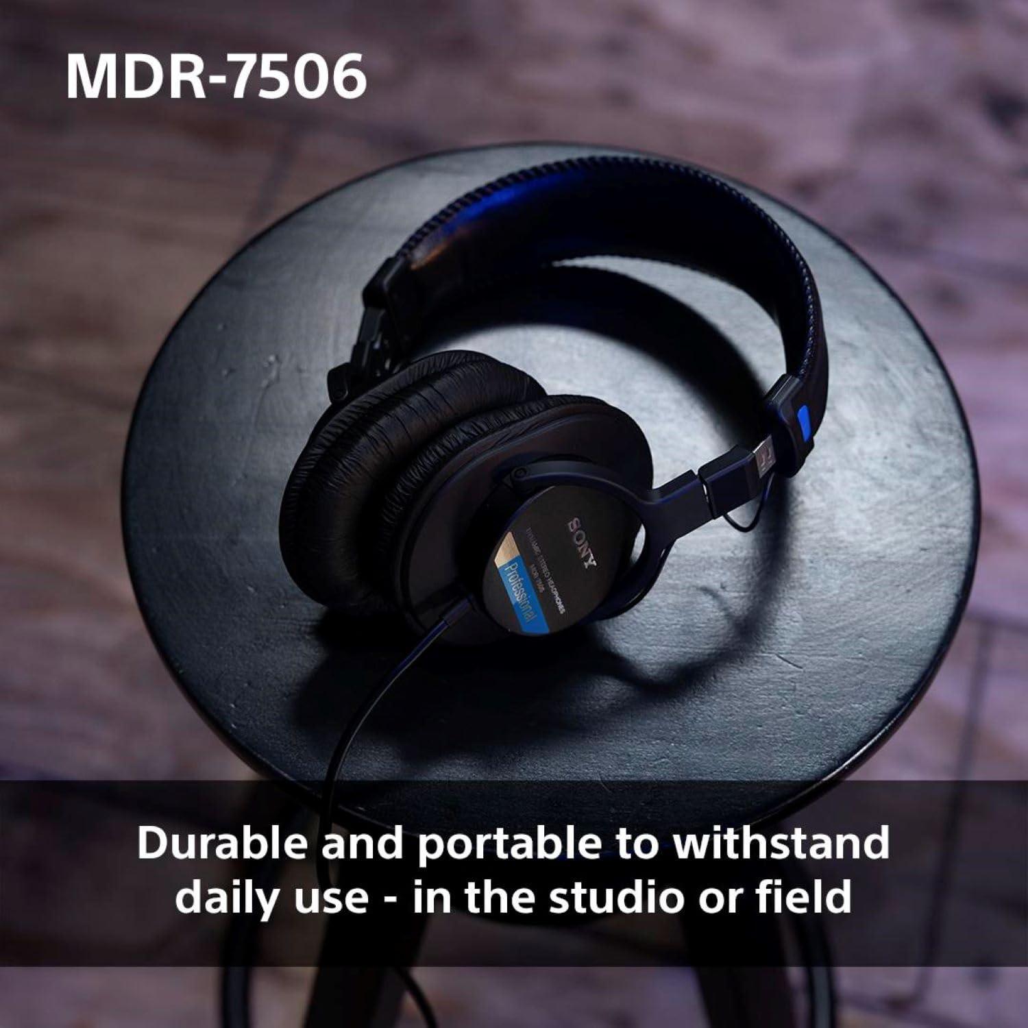 Sony MDR7506 Professional Large Diaphragm Headphone - Image 8