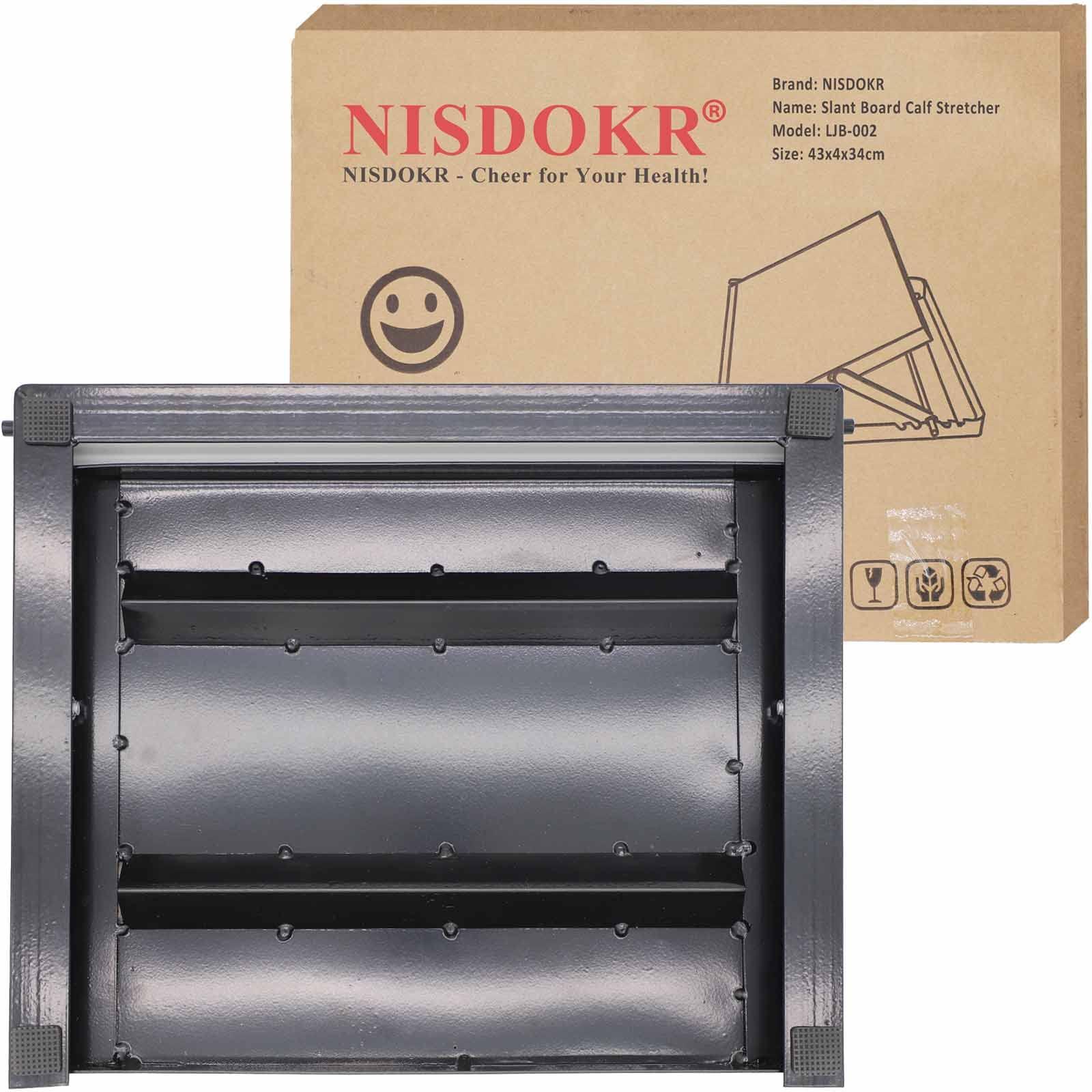 NISDOKR Professional Steel Slant Board, Adjustable Heavy-Duty Incline Board and Calf Stretcher, Stretch Board for Calf Stretching, Flexibility, Strength & Squats - Max. Load 500lbs - Image 7