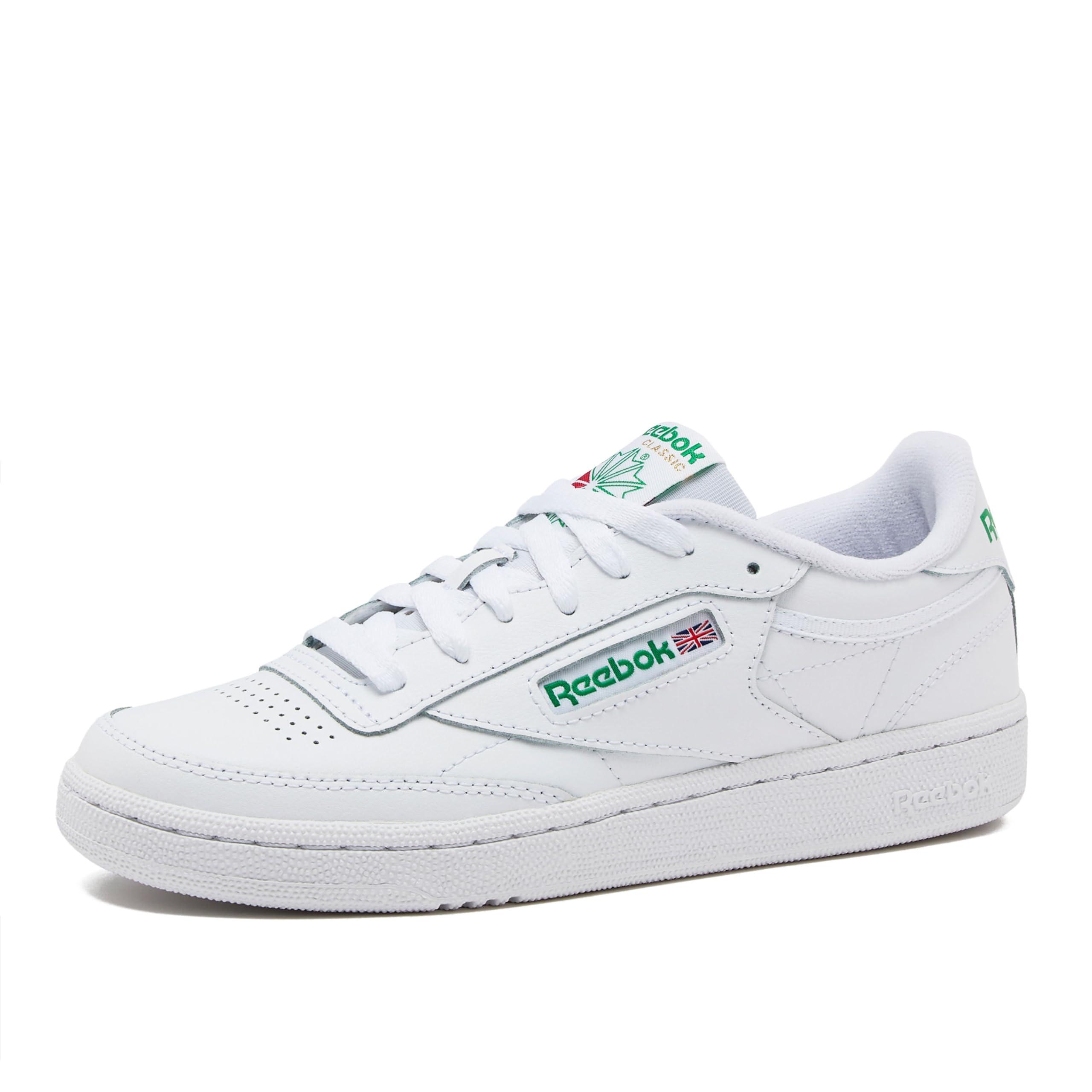 Reebok Men's Club C 85 Tennis Shoes, Casual Fashion White Sneakers