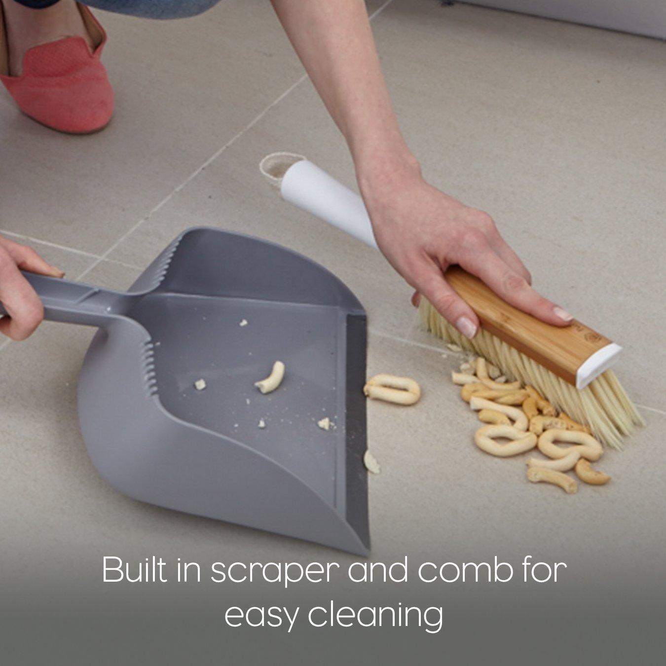 Full Circle Clean Team Brush & Dustpan Set, Green - Image 7