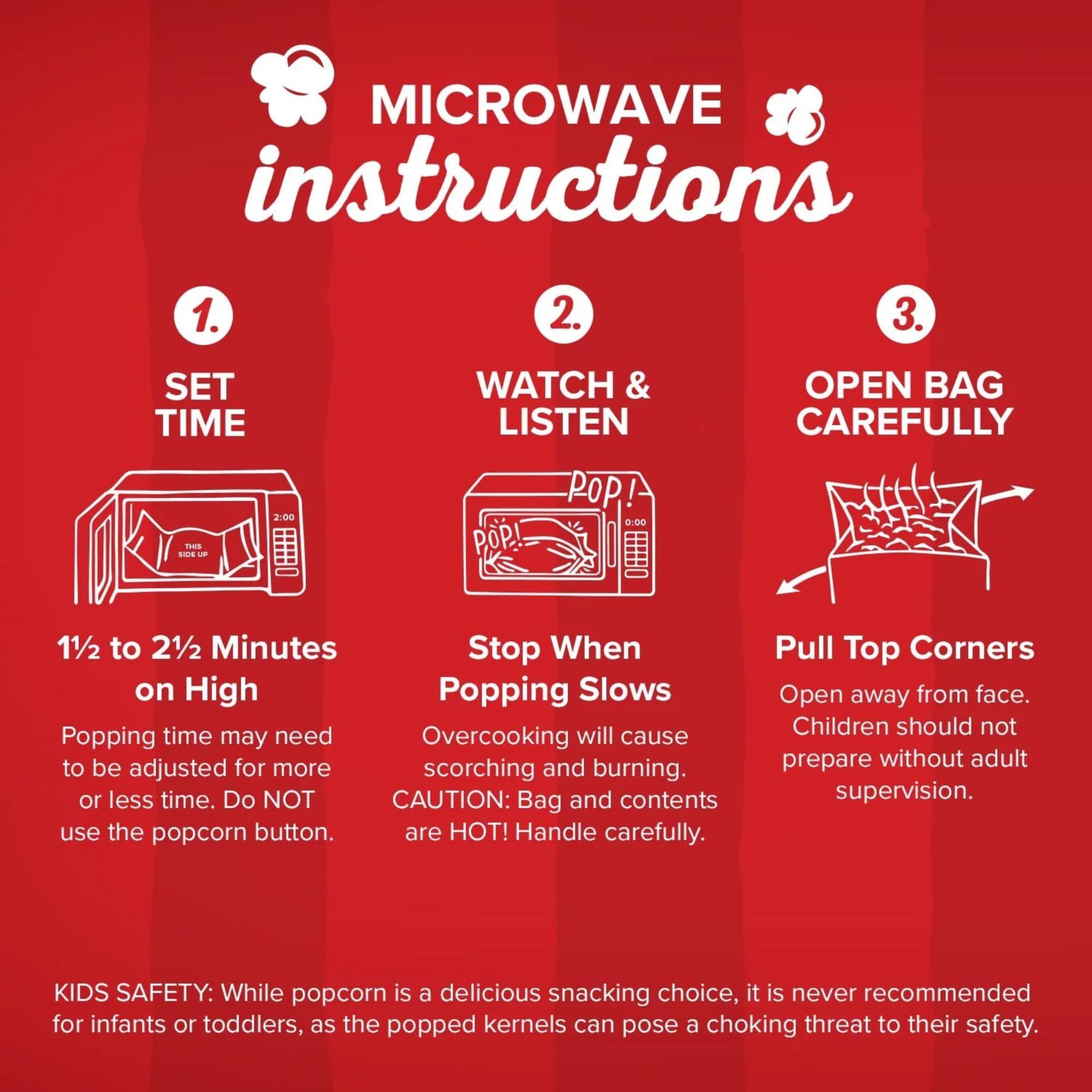 Orville Redenbacher's Movie Theater Butter Microwave Popcorn, Mini Bags, 1.5 oz, 12 Count - Gluten-Free, No Artificial Flavors + Create Sticker - Image 8