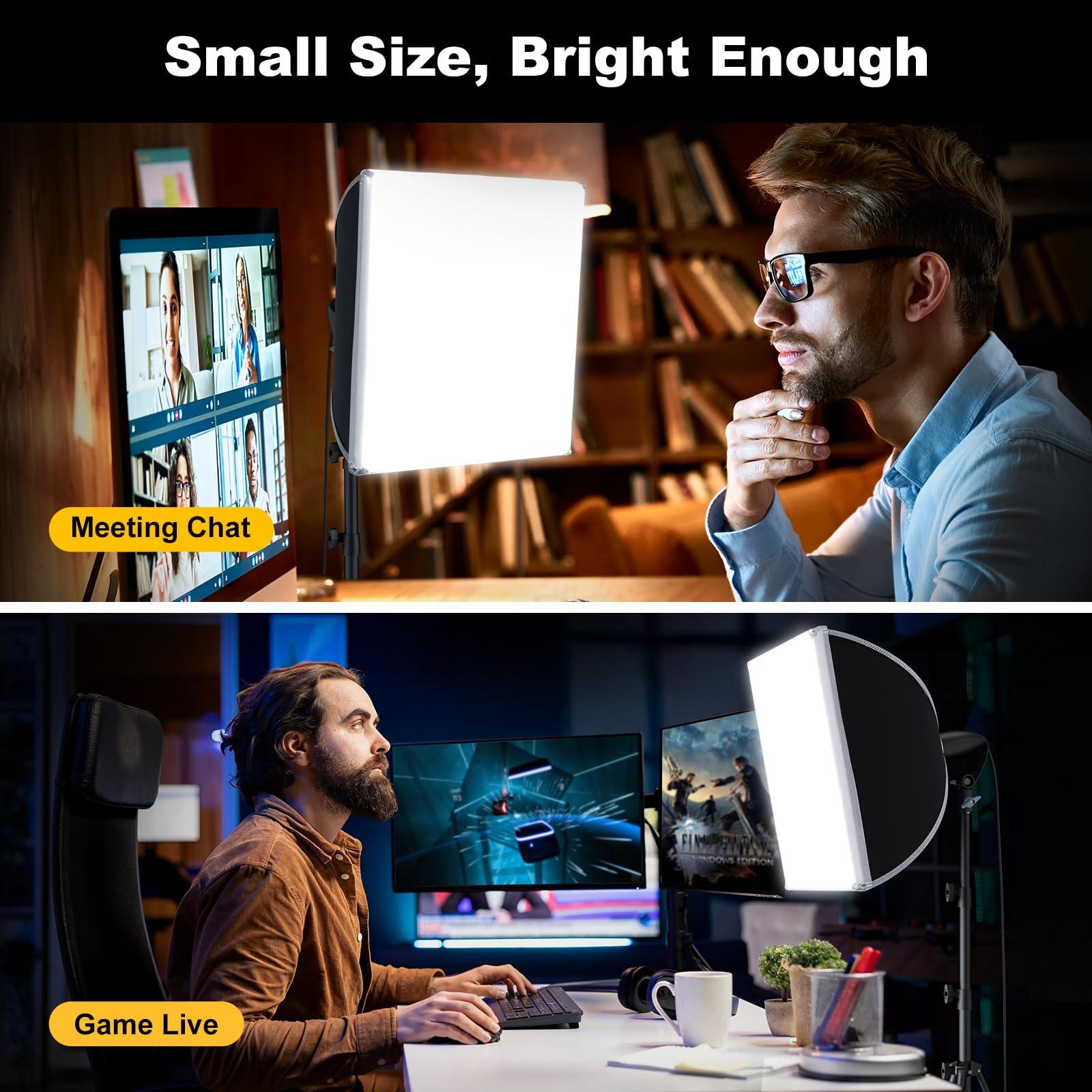 LINCO Lincostore Softbox Photography Lighting Kit 16'' x 16'' Professional Softbox Lighting Kit with 85W 3000-6500K LED Bulbs, Studio Lights for Photography/Video Recording/Live Streaming - Image 4