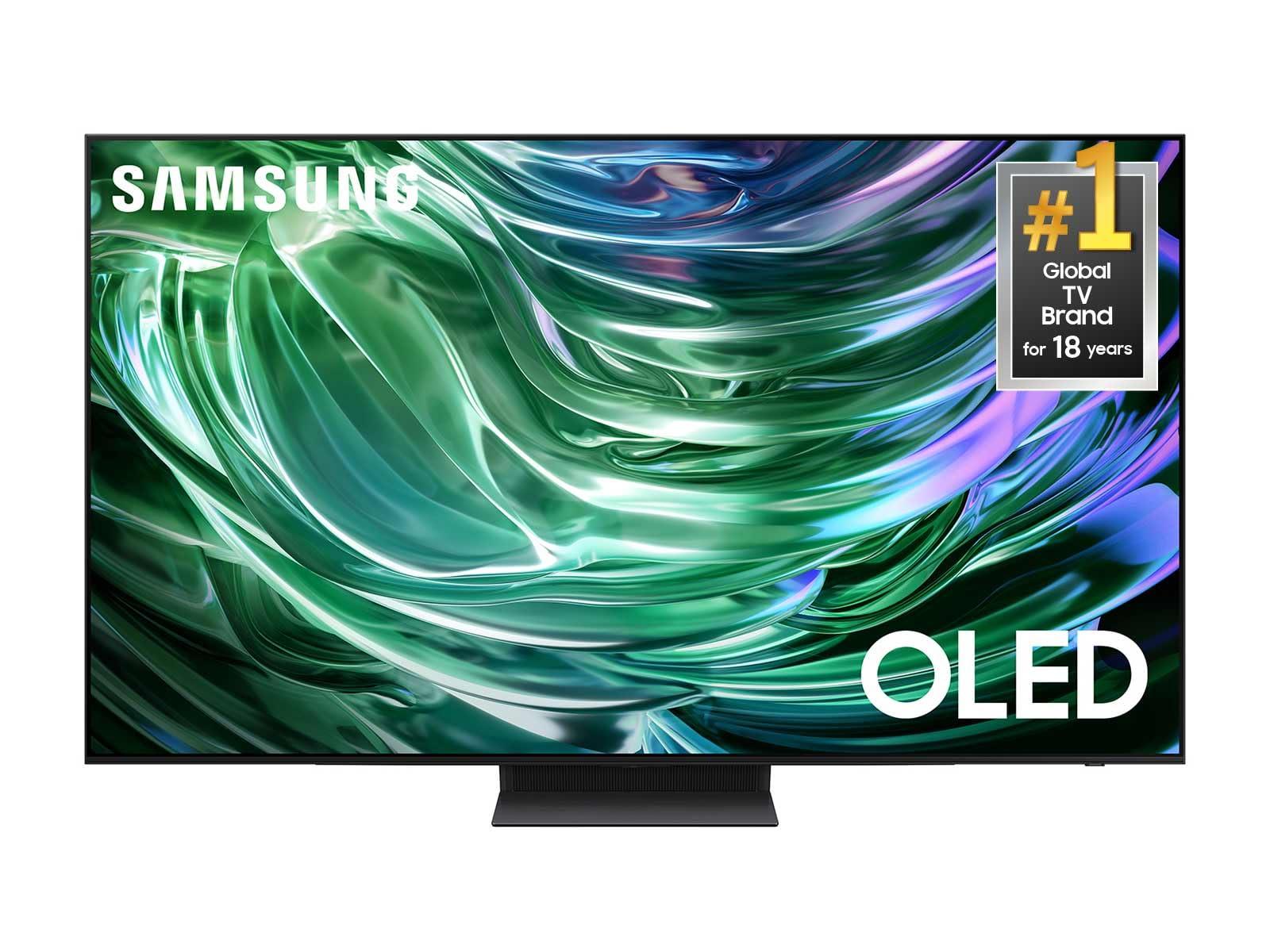 SAMSUNG 55-Inch S90D Series OLED 4K Smart TV QN55S90D, Alexa Built-in, 4K AI Upscaling, 2024 Model, Class, HDR+, w/Dolby Atmos, Object Tracking Sound Lite, Motion Xcelerator, Real Depth Enhancer