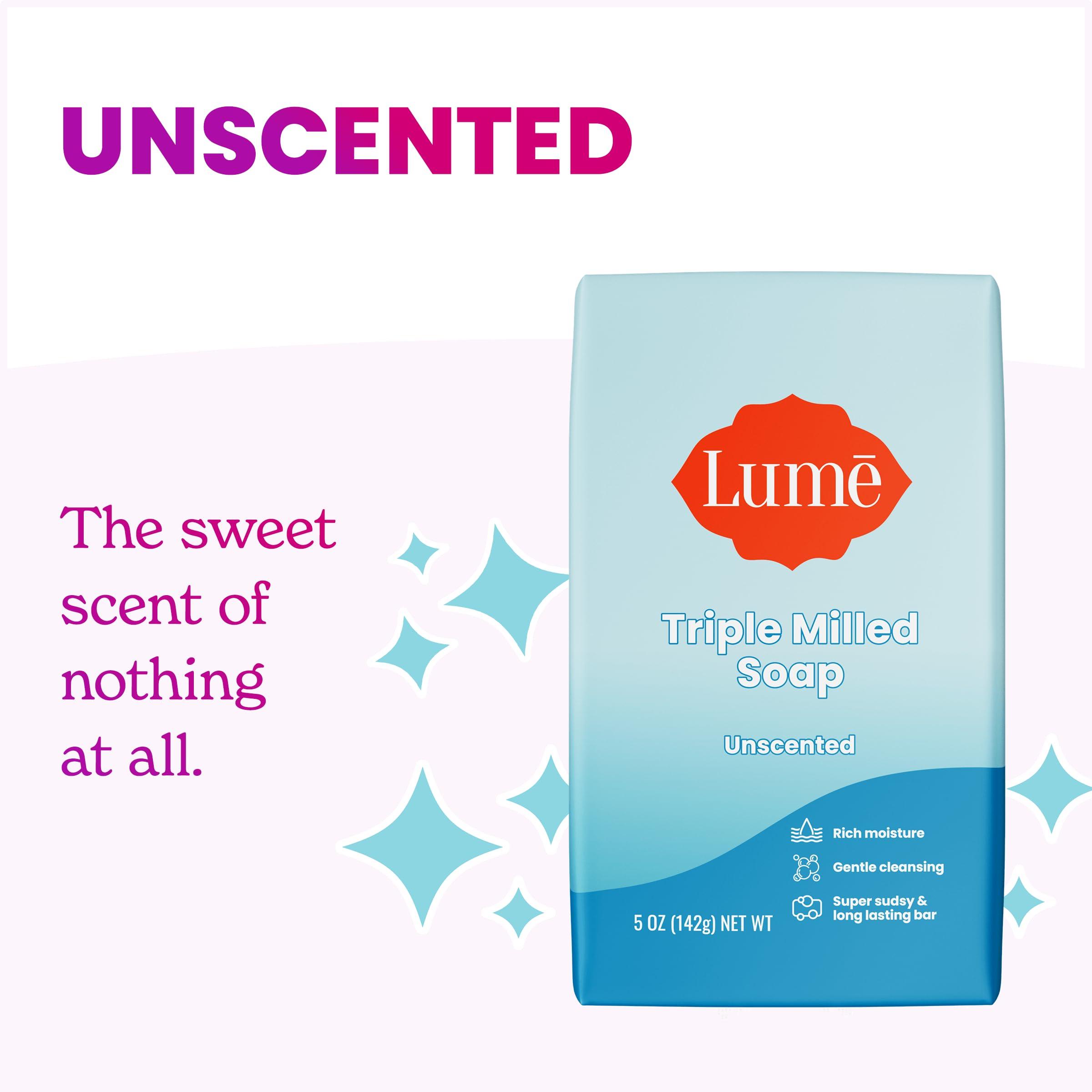 Lume Skin Care Gift Set for Women, Whole Body Deodorant Starter Pack - Smooth Solid Stick, Invisible Cream Tube, Acidified Body Wash Mini & Deodorant Wipes - Aluminum Free Odor Control (Unscented) - Image 3