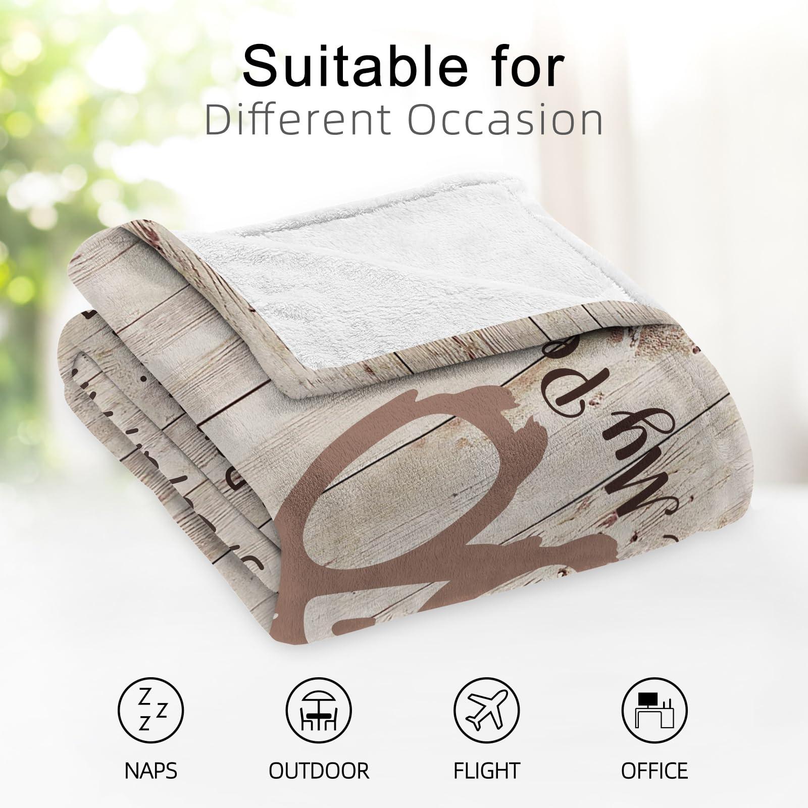 Gifts for Him Her - Wedding Anniversary Blanket Gifts for Couple - Anniversary Husband/Boyfriend Gift - Romantic I Love You Gift Him Her - Wedding Present for Wife/Husband Throw Blanket 60"X50" - Image 7