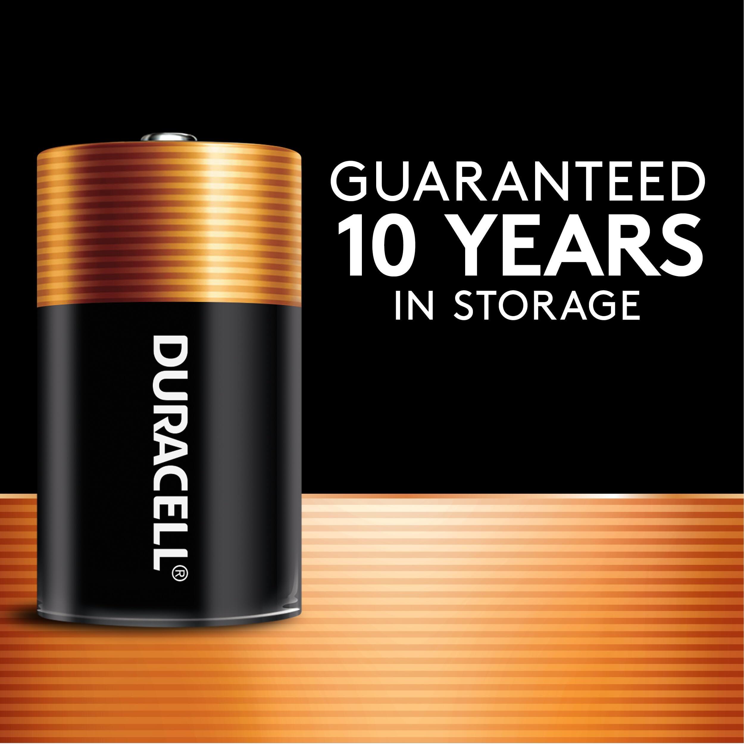 Duracell Coppertop D Batteries, 8 Count Pack, D Battery with Long-lasting Power, All-Purpose Alkaline D Battery for Household and Office Devices - Image 3