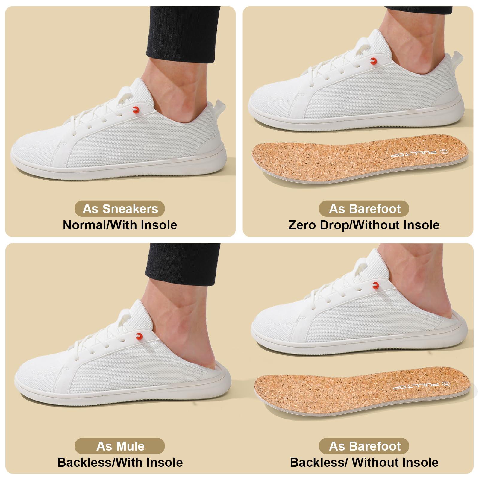 Men's Barefoot Wide Toe Box Shoes - Minimalist Barefoot Shoes with Zero Drop Sole Extra Wide Slip on Walking Shoes for Men - Image 6