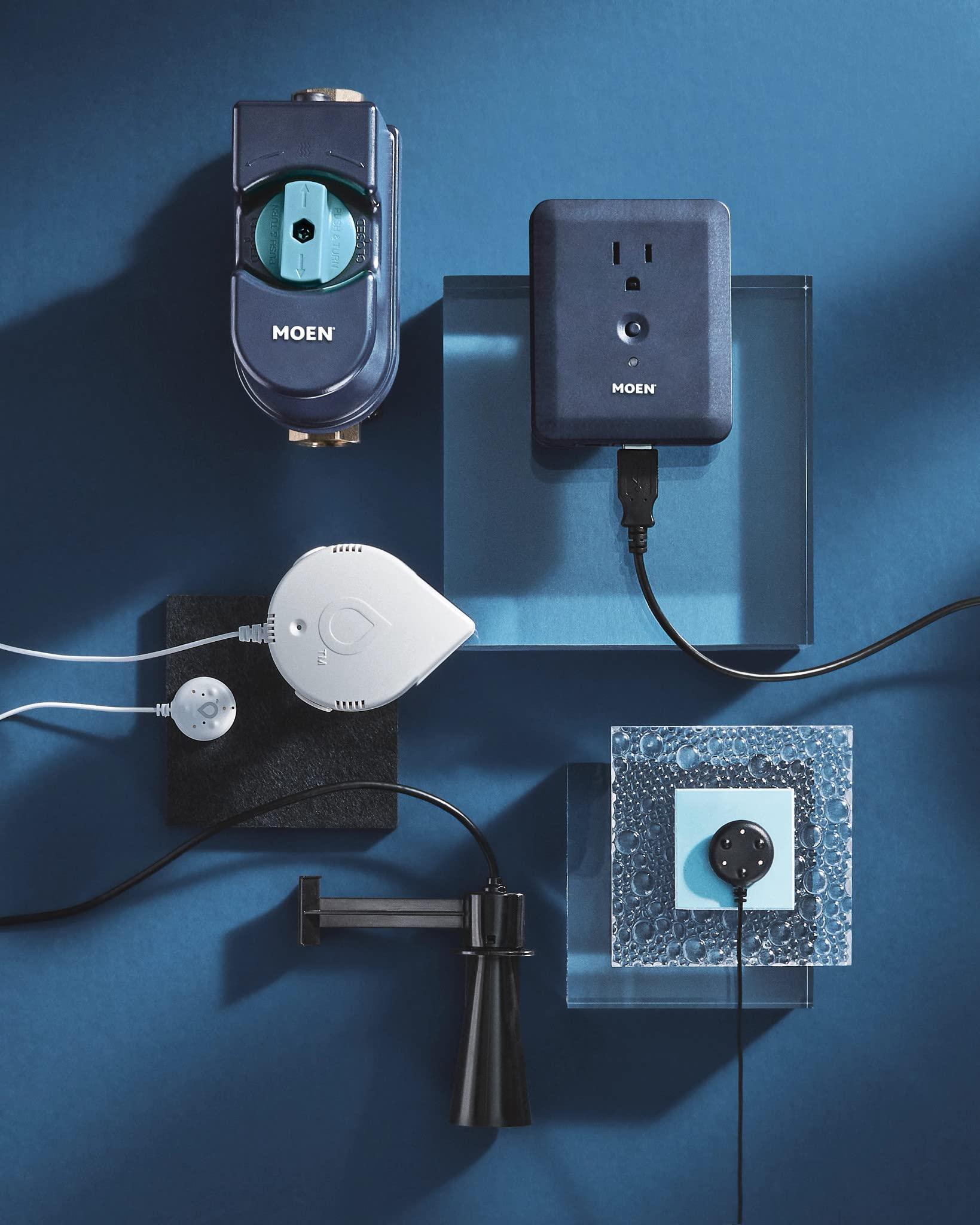 Moen Flo Smart Water Monitor and Automatic Shutoff Sensor, Wi-Fi Water Leak Detector for 3/4-Inch Diameter Pipe, 900-001 - Image 15