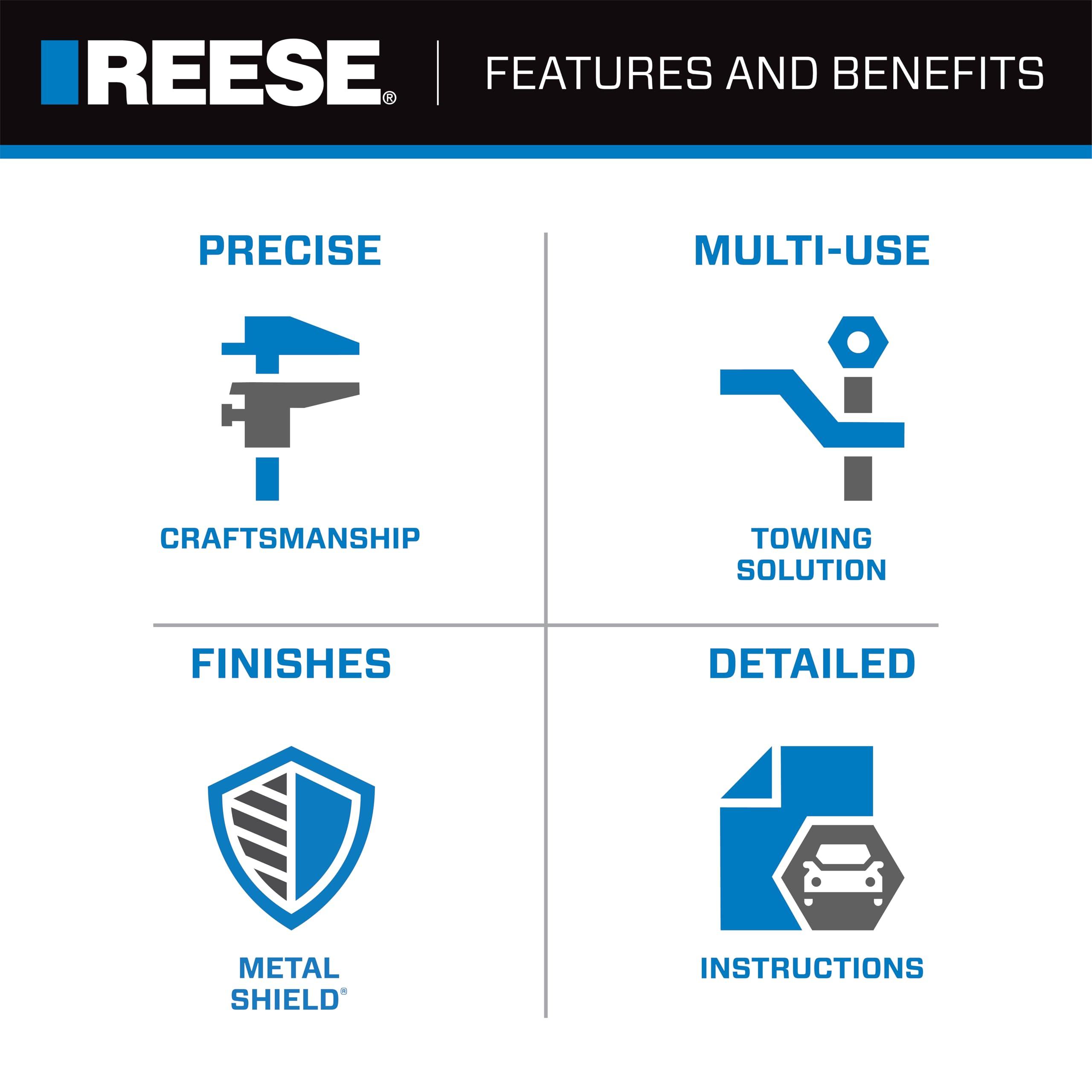 Reese Towpower 30137 Elite Series Gooseneck Hitch Head Accessory, Kit, Gooseneck Hitch Ball, Storage Bag, Safety Chains, Hole Cover - Image 4