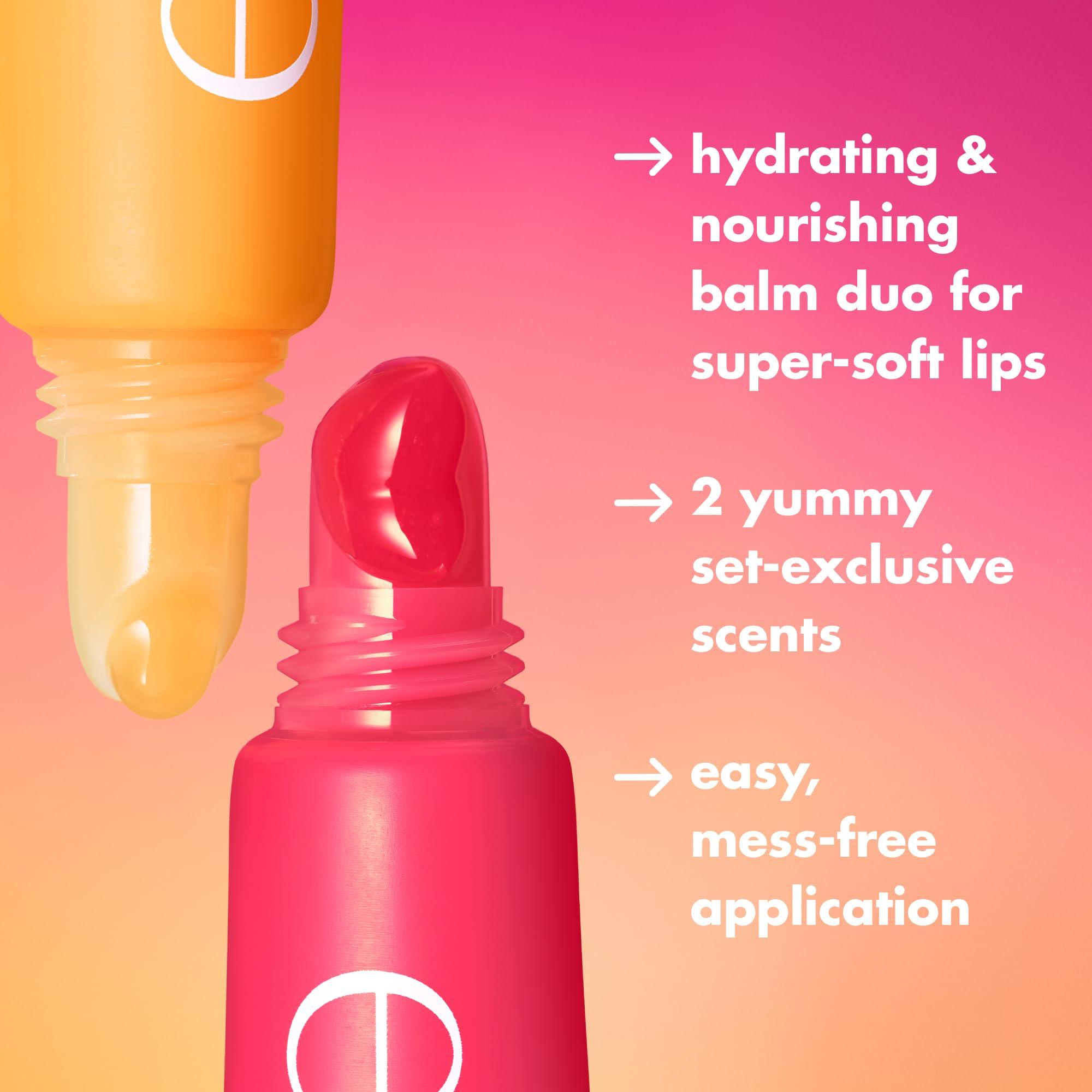 e.l.f. Squeeze Me More Lip Balm Duo, Moisturizing Balm For A Sheer Tint Of Color, Made With Hyaluronic Acid, Vegan & Cruelty-Free, Mango & Watermelon - Image 5