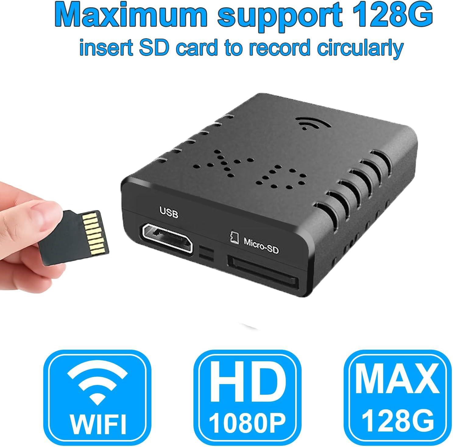 BAKEWAY Mini WiFi Camera Security Camera HD 1080P Nanny Cam with Night Vision, Remote Viewing for Security with iOS,Android Phone - Image 5