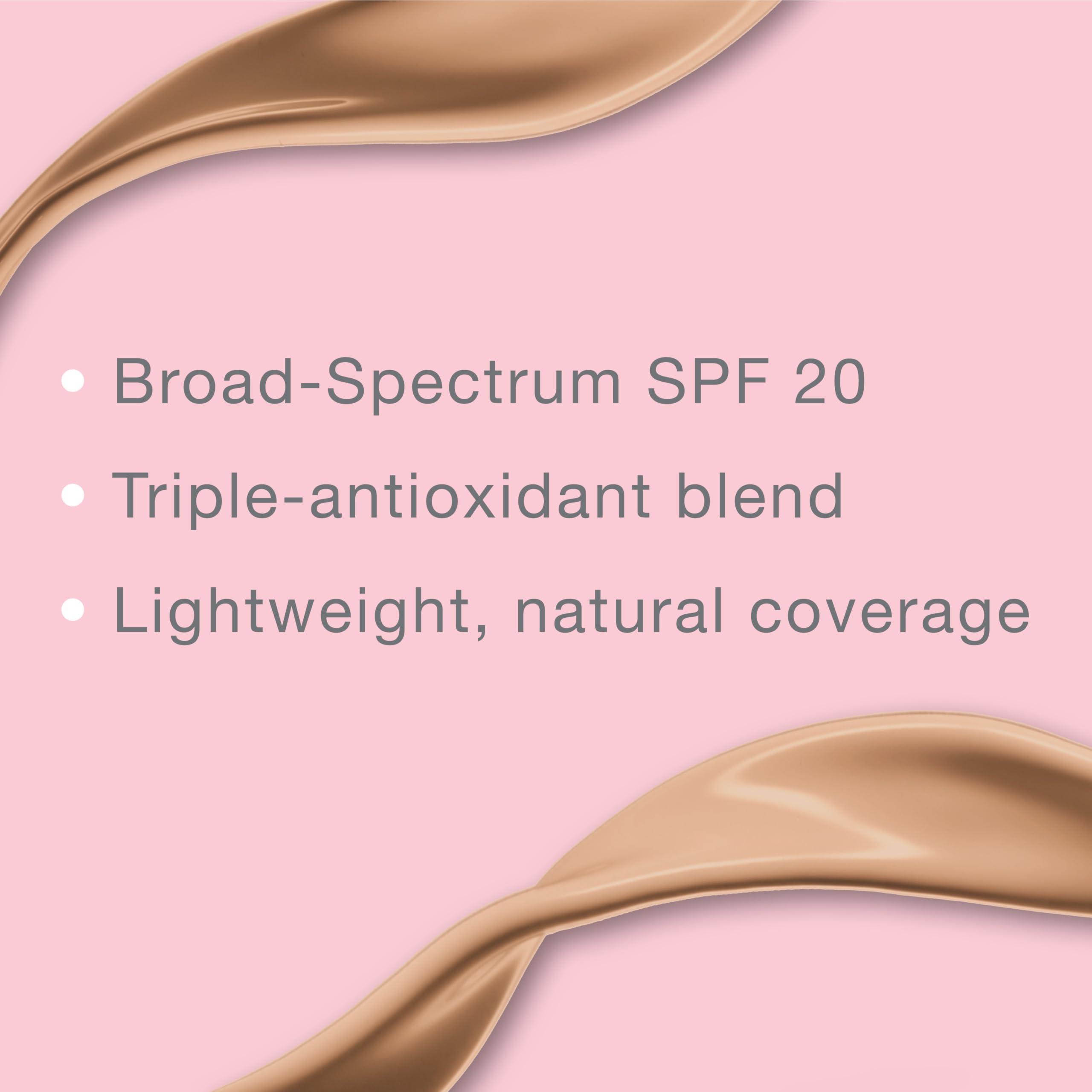 Neutrogena Healthy Skin Liquid Makeup Foundation with Broad Spectrum SPF 20 Sunscreen, Medium Coverage Foundation with Nourishing Pro-Vitamin B5, Buff 30, 1 fl. oz - Image 3