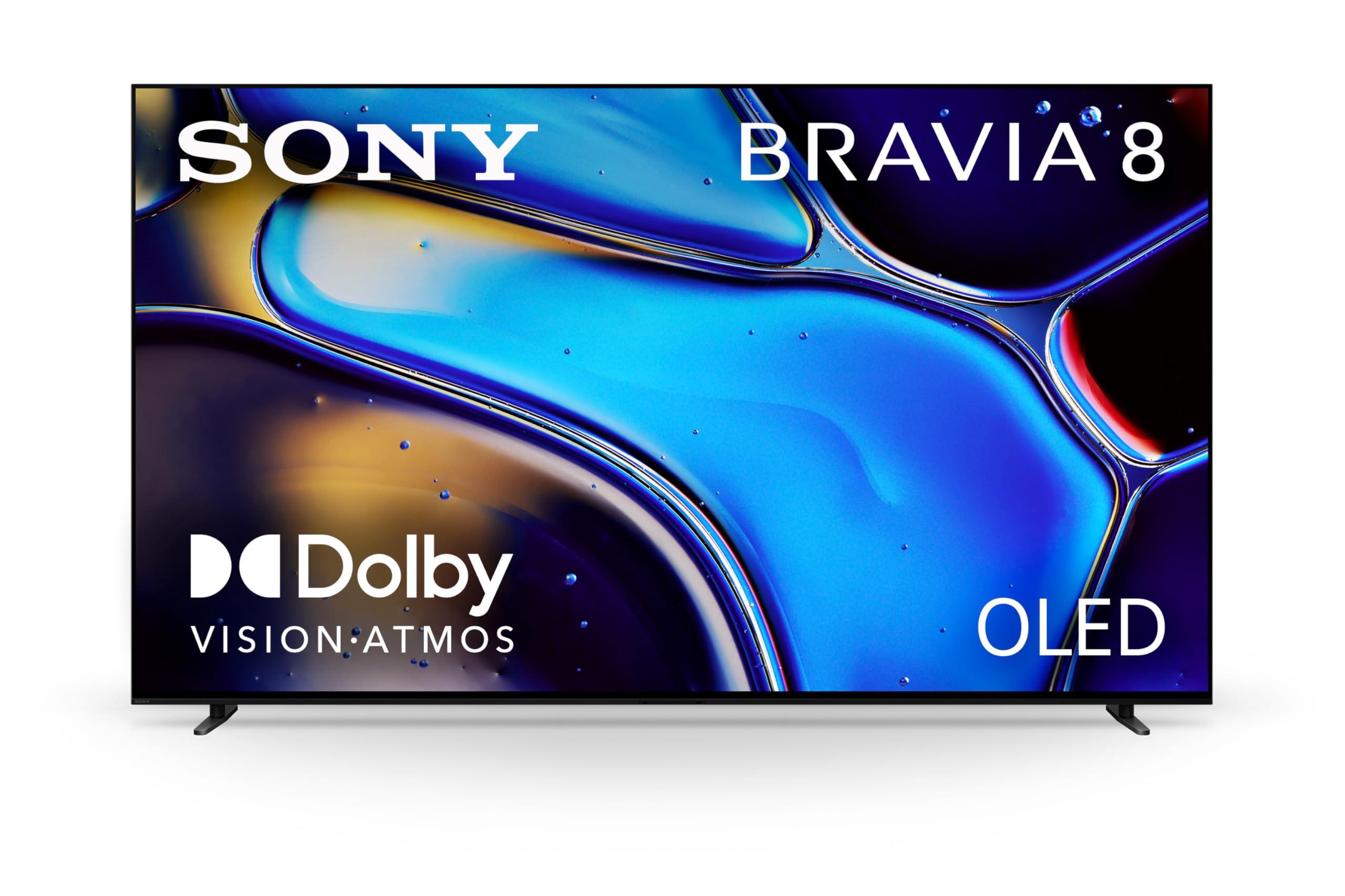 Sony BRAVIA 8 65 Inch OLED TV K-65XR80, Smart, Google TV, 4K Ultra HD, Exclusive Features for PlayStation 5, Dolby Vision HDR, 2024 Model