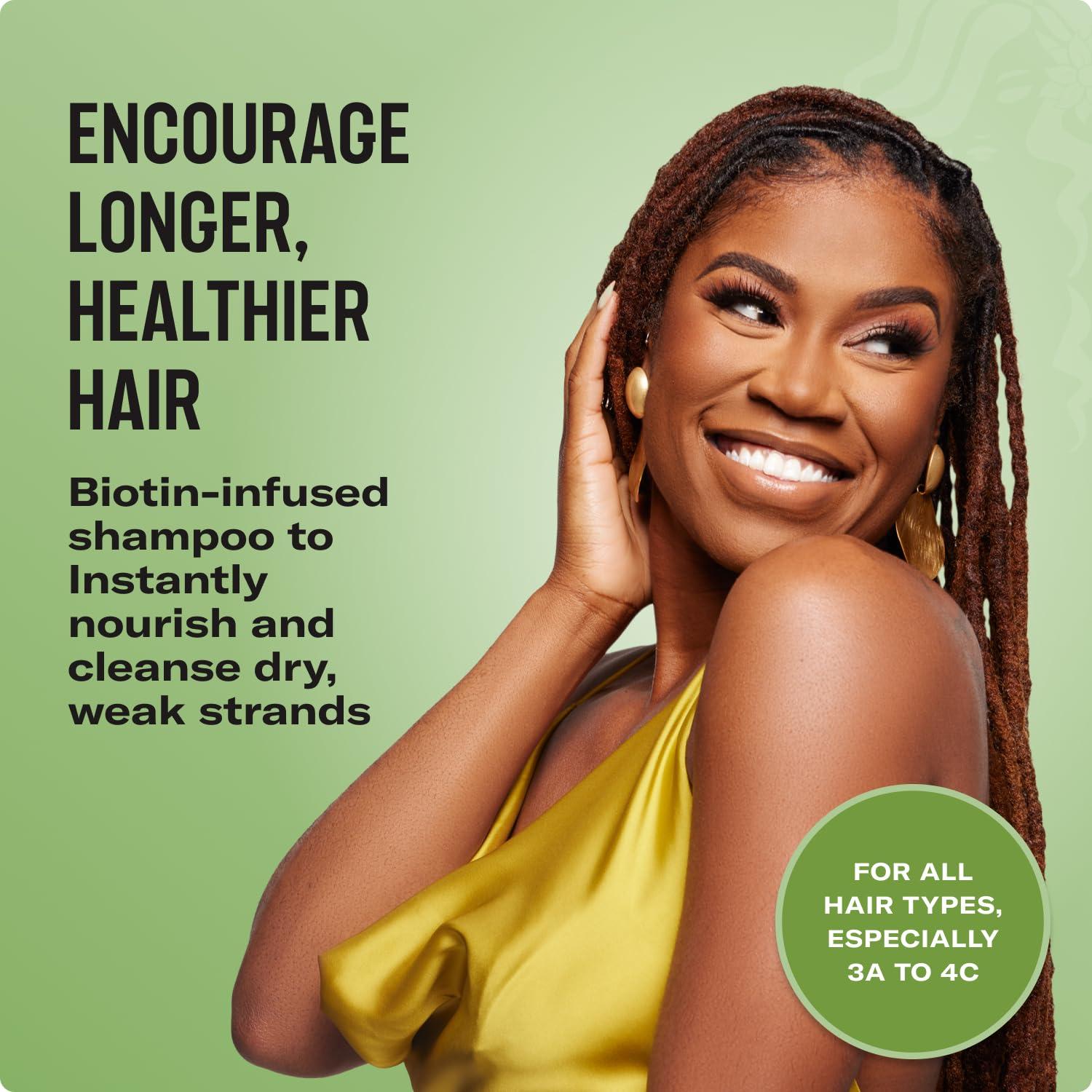 Mielle Organics Rosemary Mint Hair Strengthening Biotin Shampoo - Moisturizing Hair Shampoo for Women and Men to Gently Cleanse, Repair & Protect Strands (12 oz) - Image 3