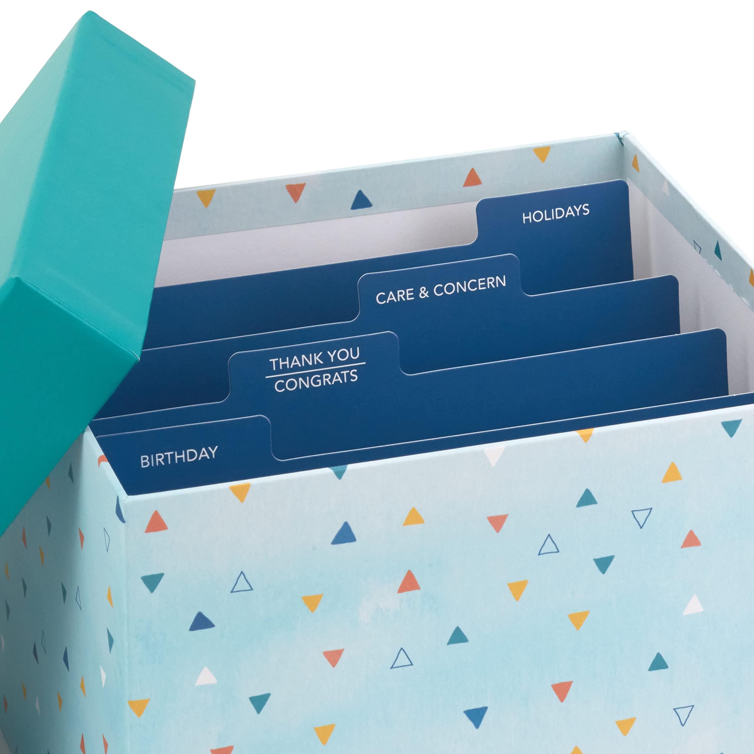 Hallmark All Occasion Boxed Set of Assorted Blank Greeting Cards with Card Organizer (Pack of 100)—Birthday, Thank You, Congratulations, Wedding, Baby, Thinking of You, Sympathy - Image 7