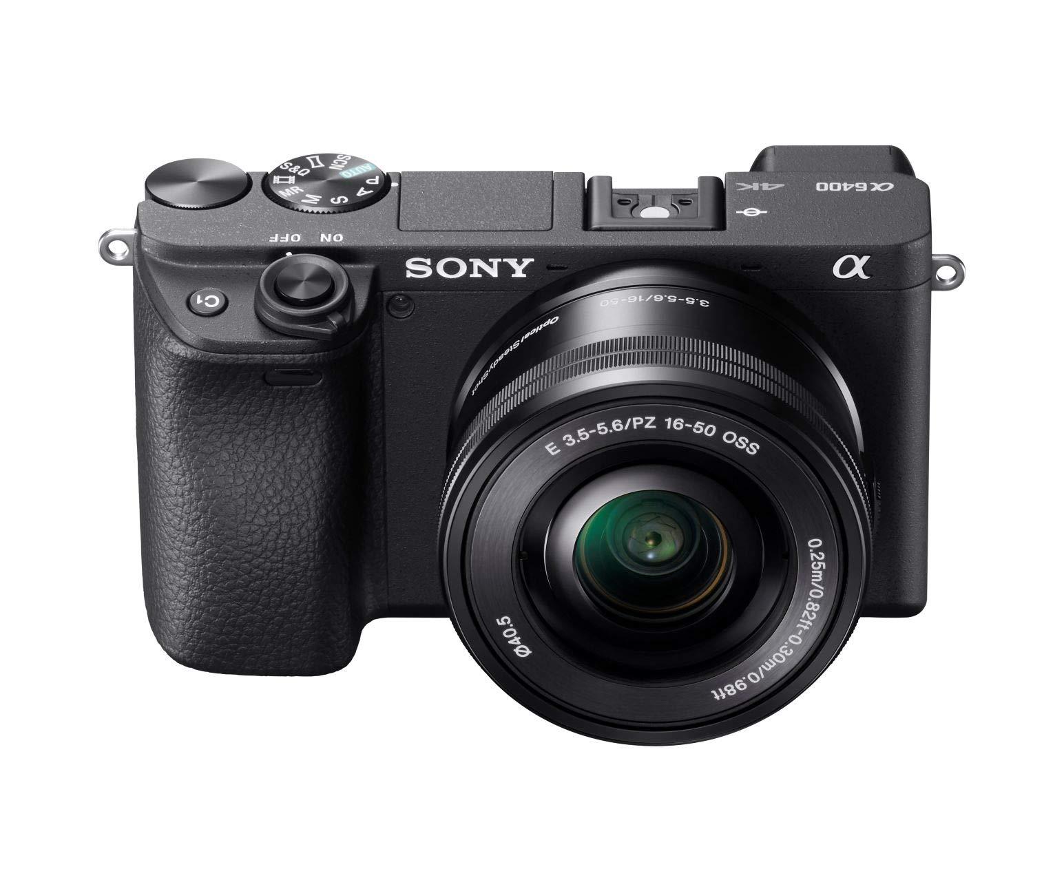 Sony Alpha a6400 Mirrorless Camera: Compact APS-C Interchangeable Lens Digital Camera with Real-Time Eye Auto Focus, 4K Video, Flip Screen & 16-50mm Lens - E Mount Compatible - ILCE-6400L/B, Black - Image 6