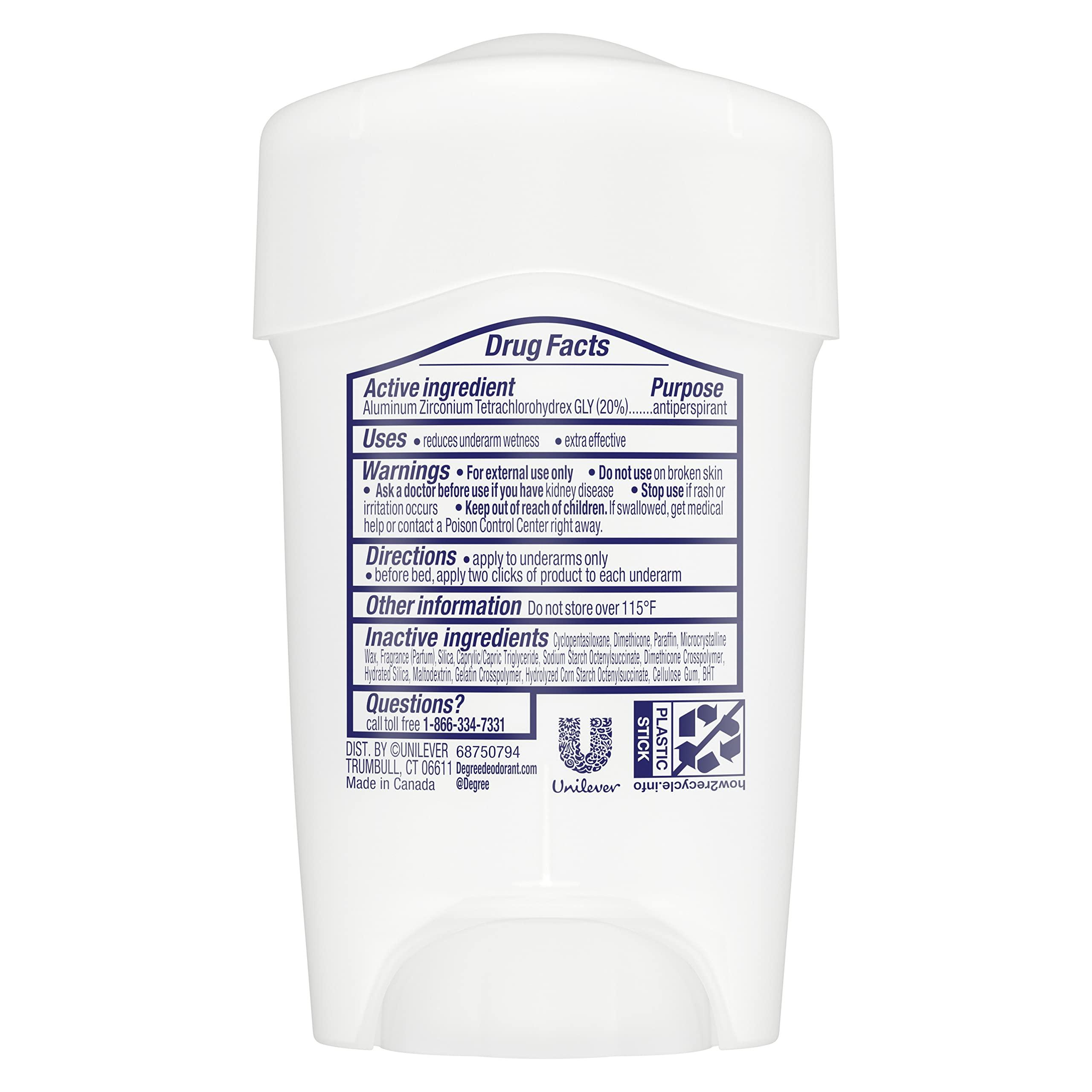 Degree Clinical Protection Antiperspirant Deodorant 72-Hour Sweat & Odor Protection 5-in-1 Antiperspirant for Women 1.7 oz - Image 2