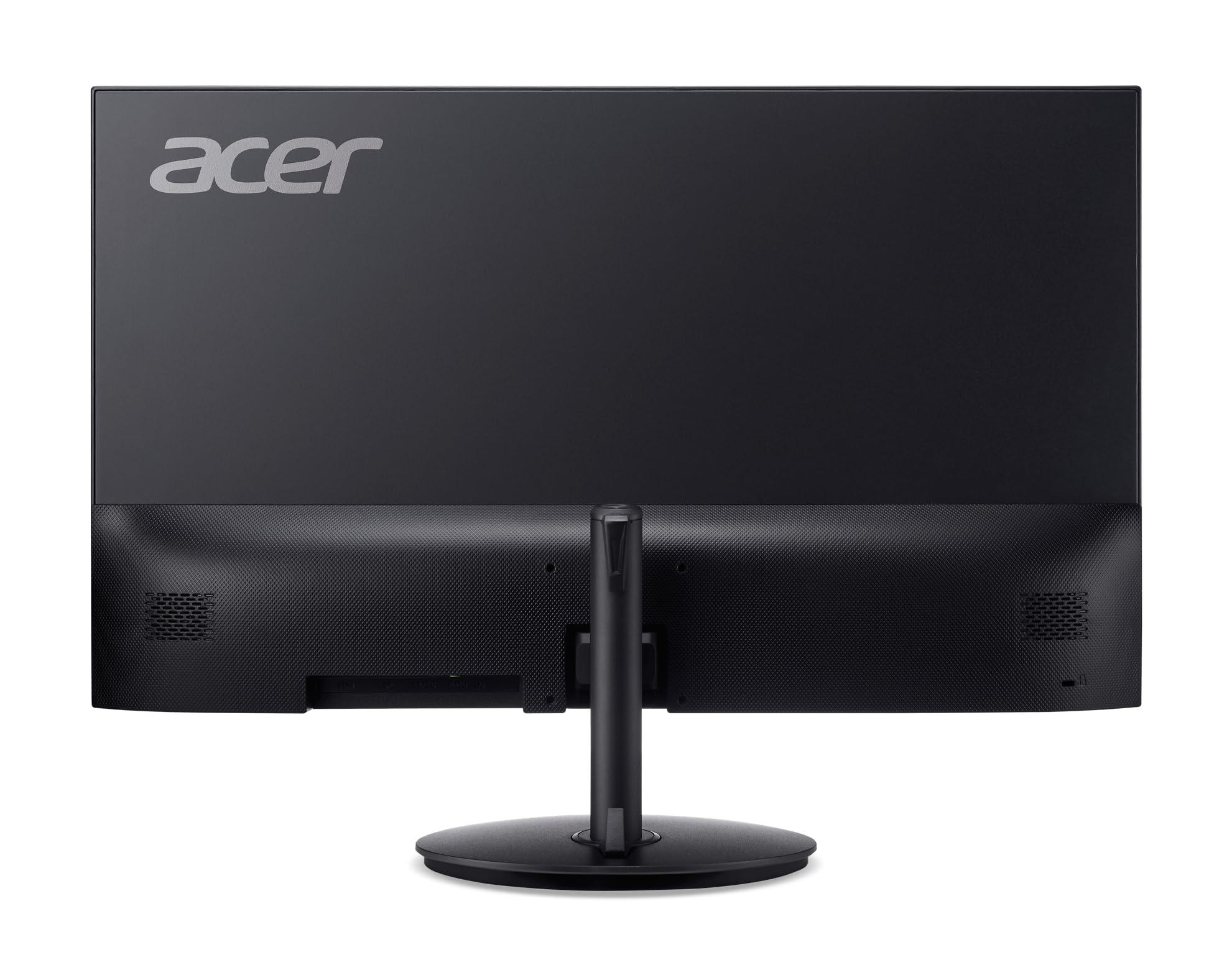 Acer SH242Y Ebmihx 23.8" FHD 1920x1080 Home Office Ultra-Thin IPS Computer Monitor AMD FreeSync 100Hz Zero Frame Height/Swivel/Tilt Adjustable Stand Built-in Speakers HDMI 1.4 & VGA Port - Image 16