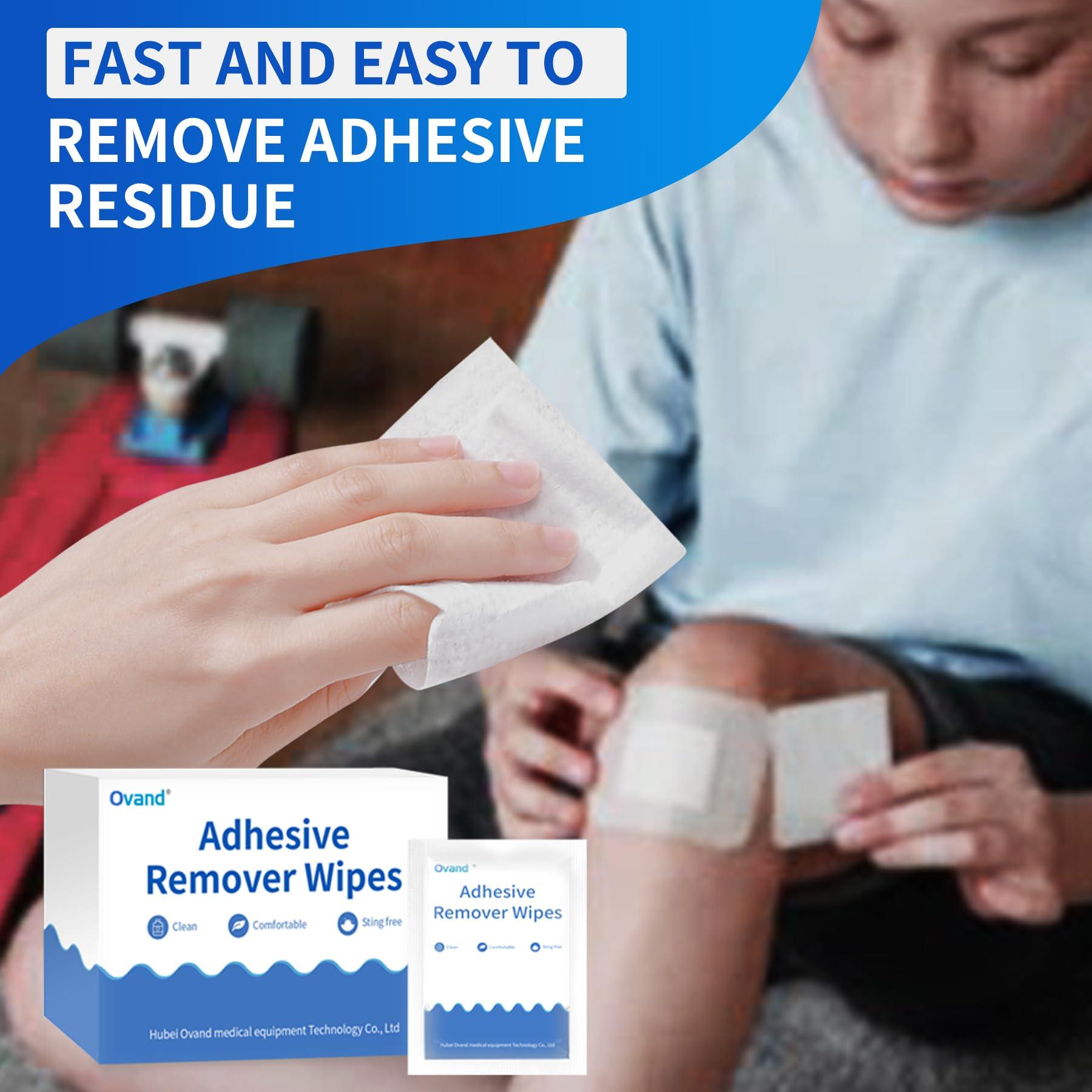 40 Pcs Adhesive Remover Wipes - Adhesive Tape Remover Pads,Premium Adhesive Tape Remover Pads,Adhesive Remover for Skin from Bandages,Tapes, and Ostomy Adhesives - Image 3