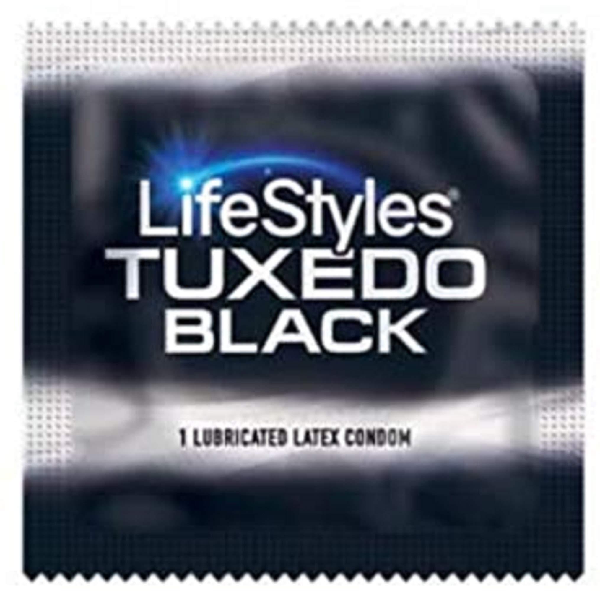 Lifestyles Tuxedo Condoms - 50 Condoms - Image 3